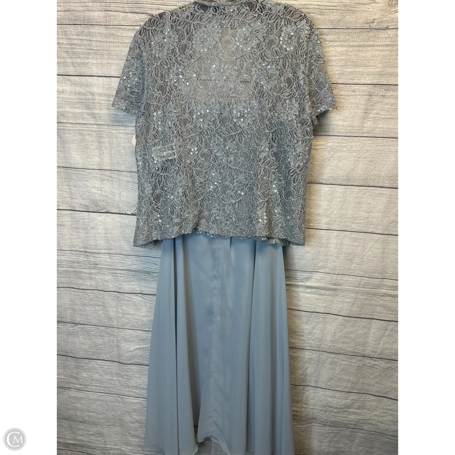 Dress Set 2pc By Karen Millen In Blue, Size: 14