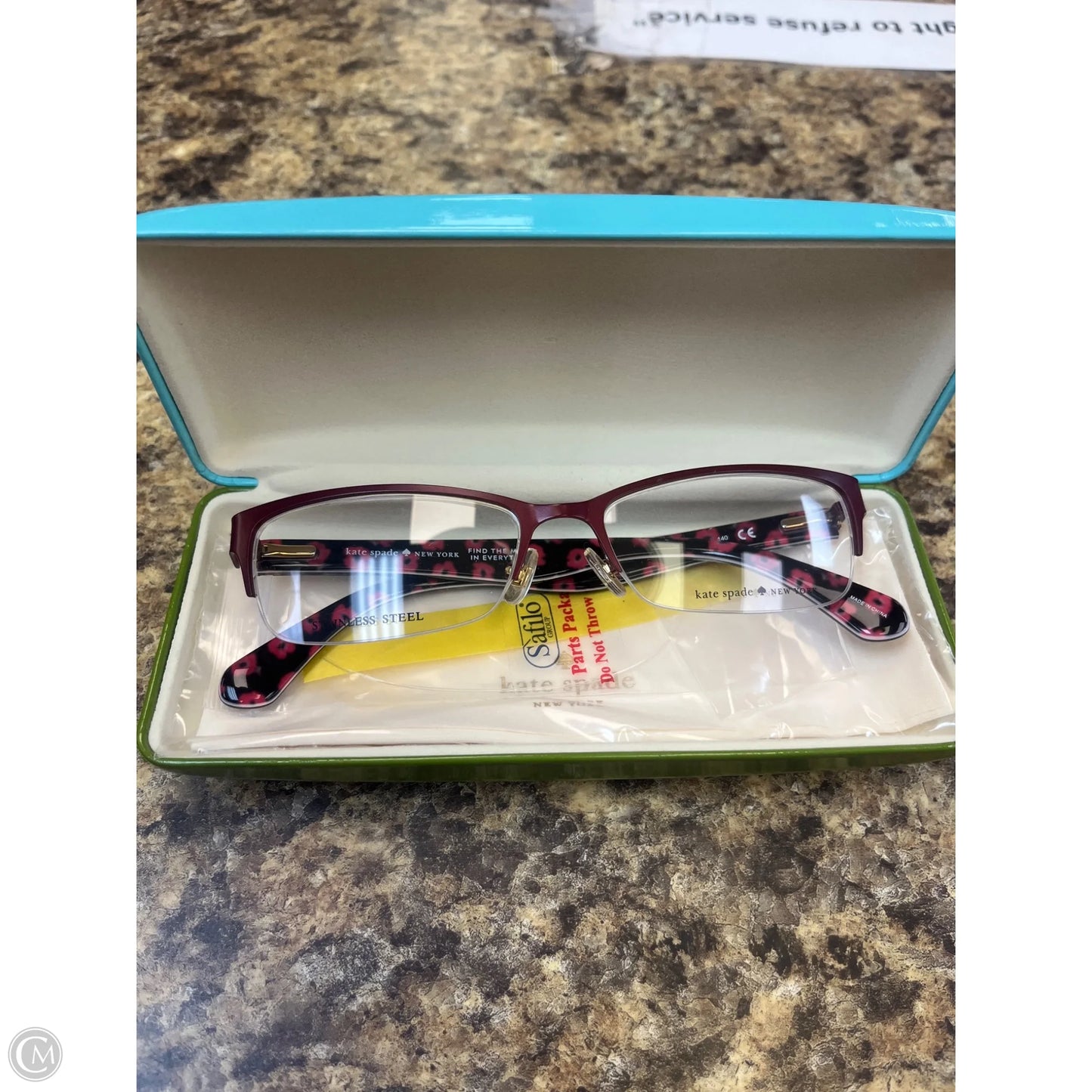 Sunglasses By Kate Spade, Size: 01 Piece