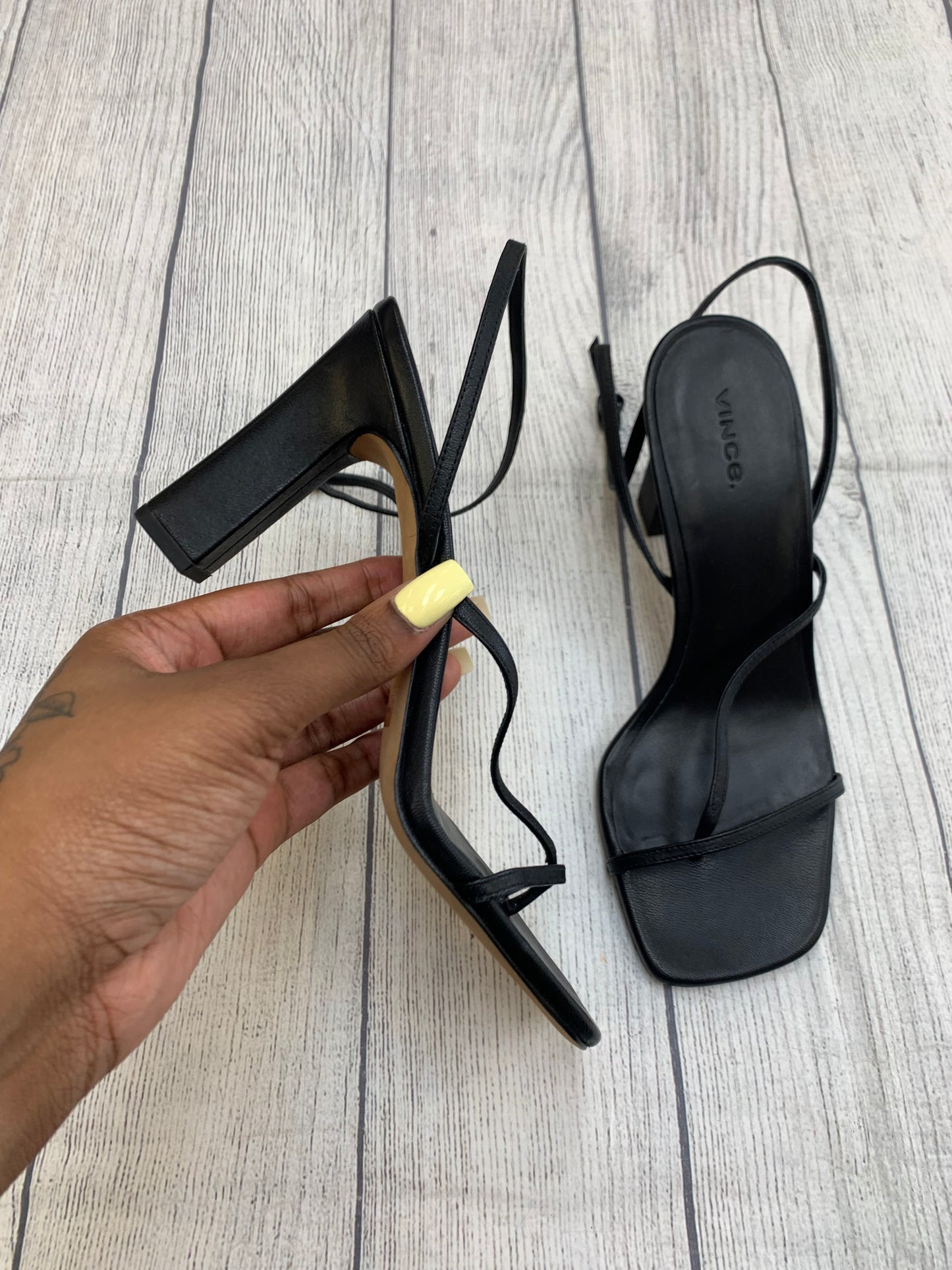 Sandals Heels Stiletto By Vince  Size: 8.5