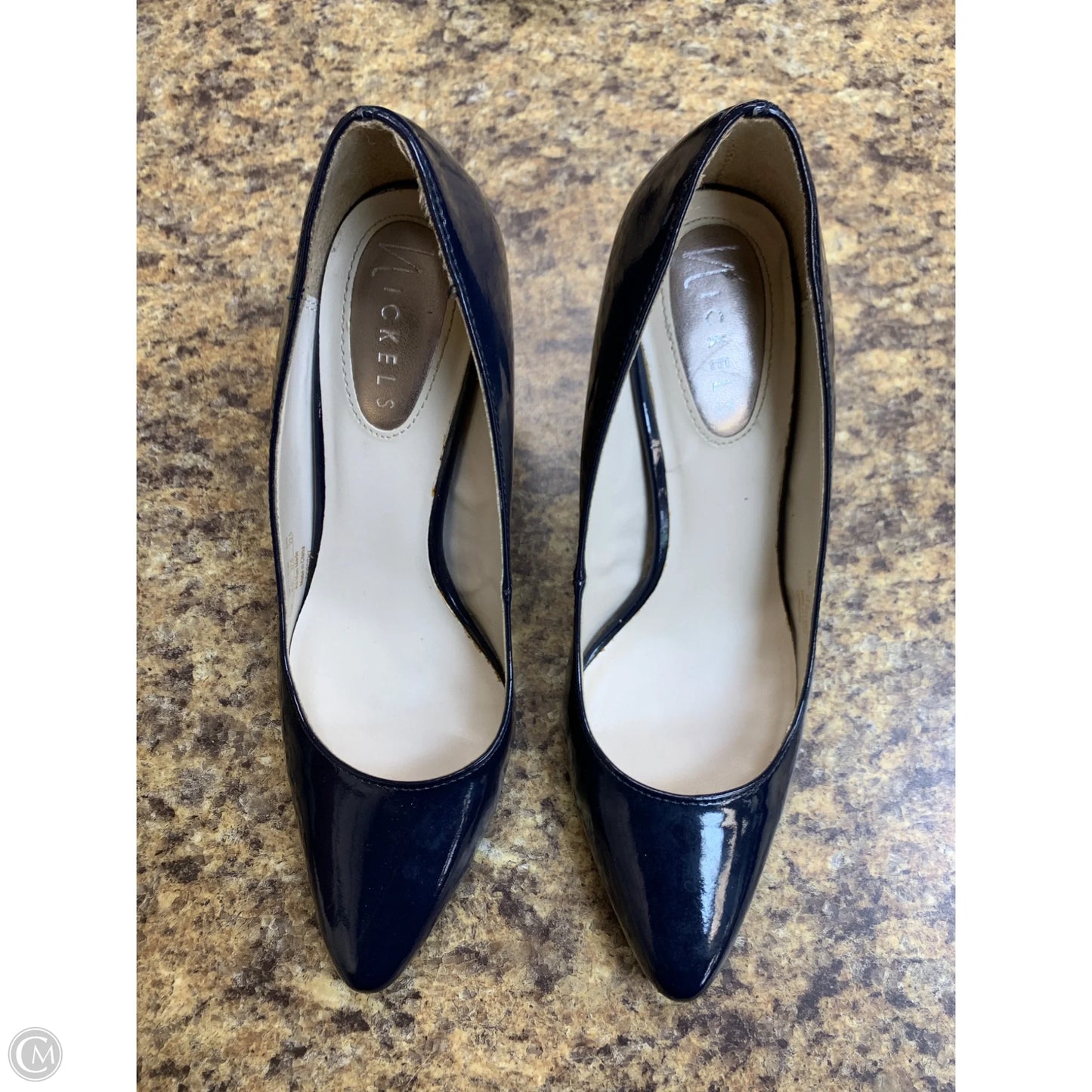 Shoes Heels Kitten By Nickels Shoes In Navy, Size: 6.5