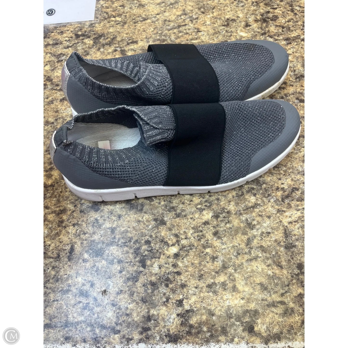 Shoes Athletic By Johnston & Murphy In Black & Grey, Size: 7