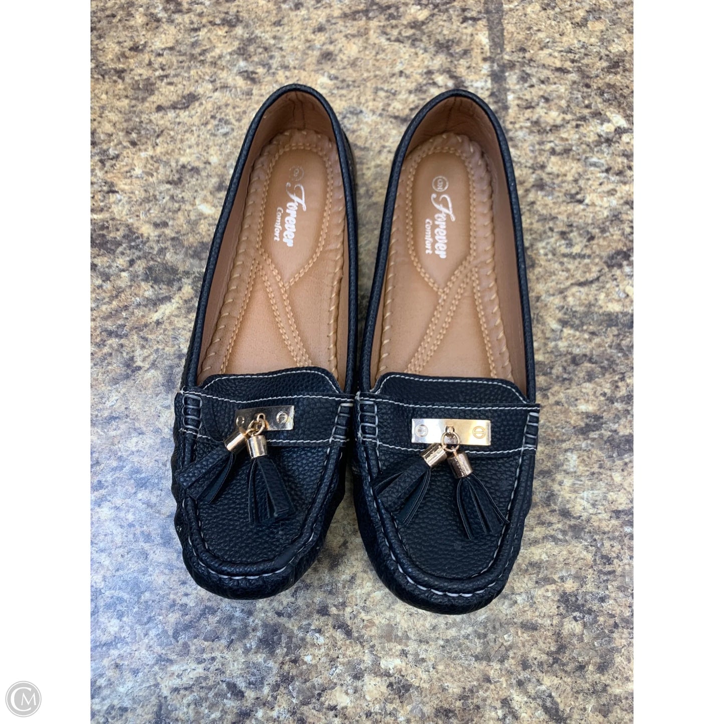 Shoes Flats By Forever In Black, Size: 9