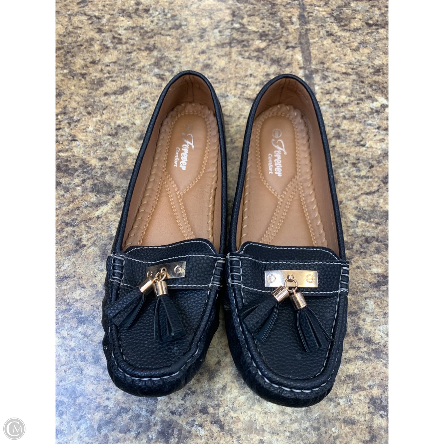 Shoes Flats By Forever In Black, Size: 9