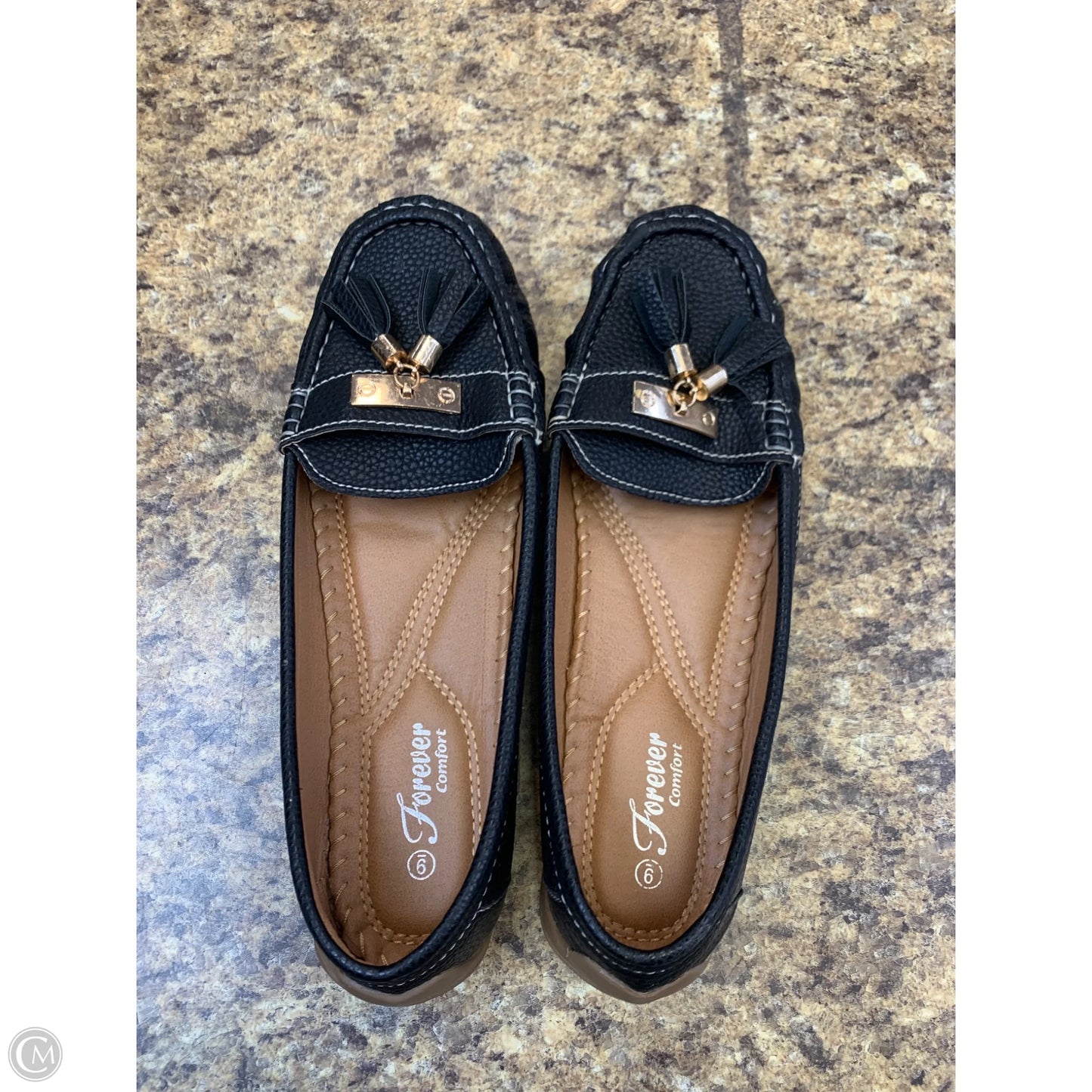 Shoes Flats By Forever In Black, Size: 9