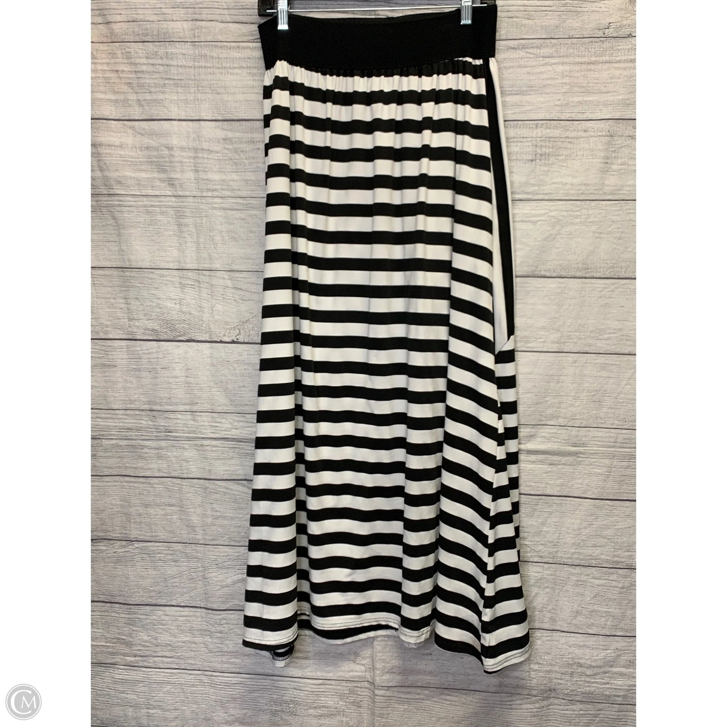 Skirt Maxi By Cmf In Striped Pattern, Size: L