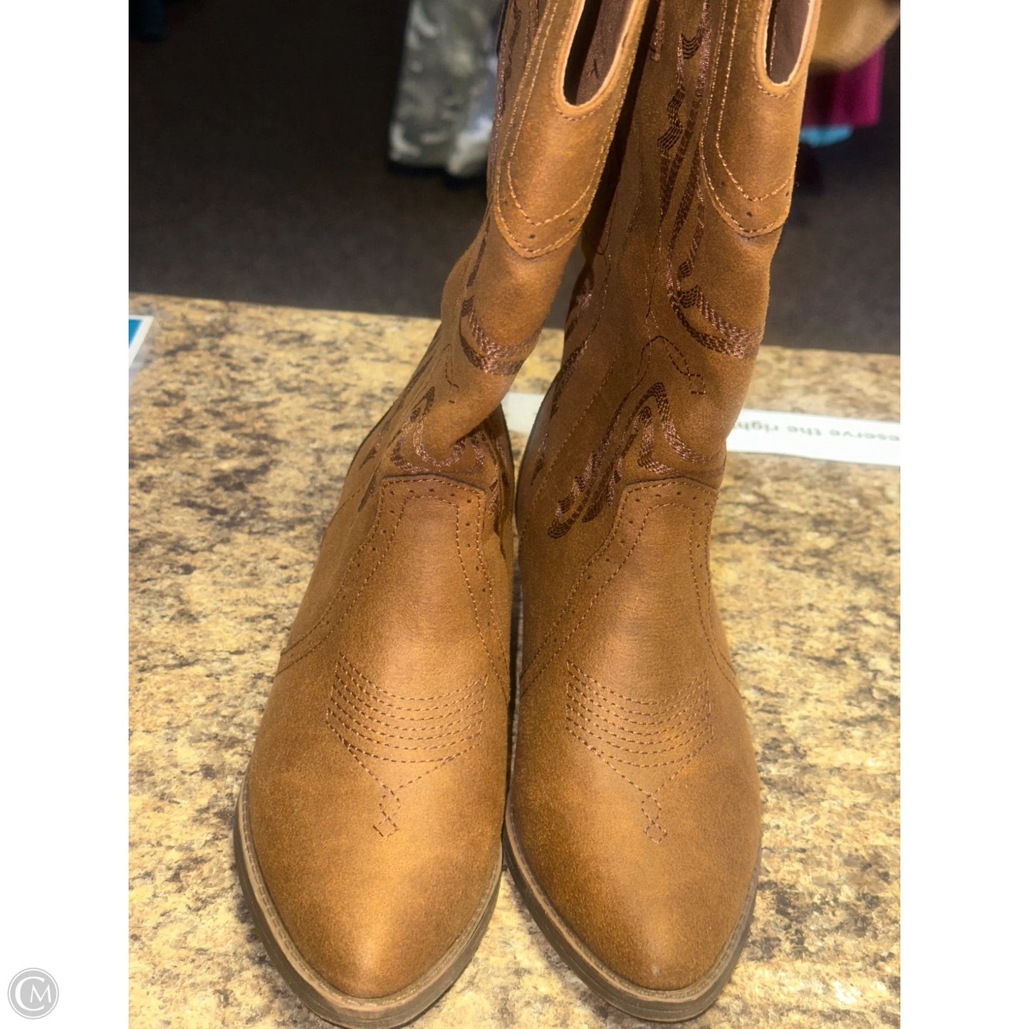 Boots Western By Sugar In Brown, Size: 6.5