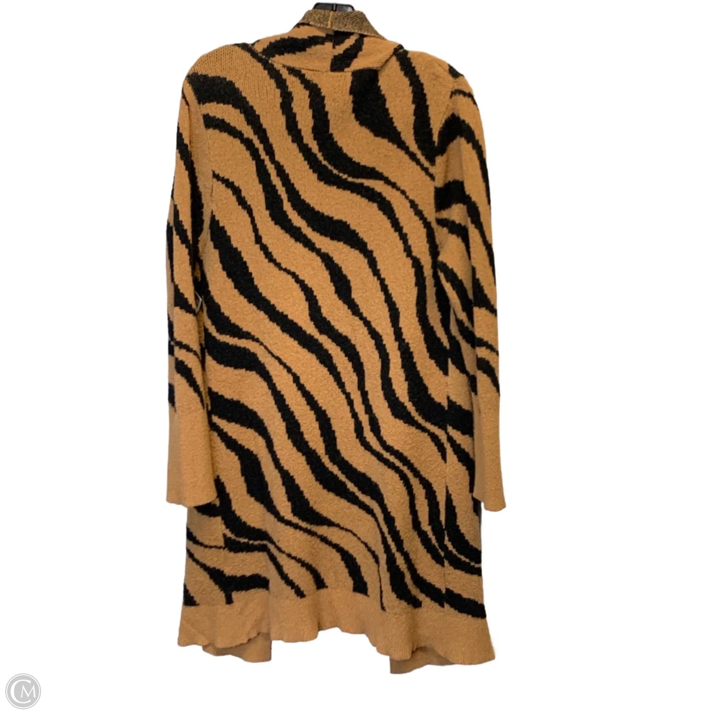 Cardigan By Leith In Black & Tan, Size: S