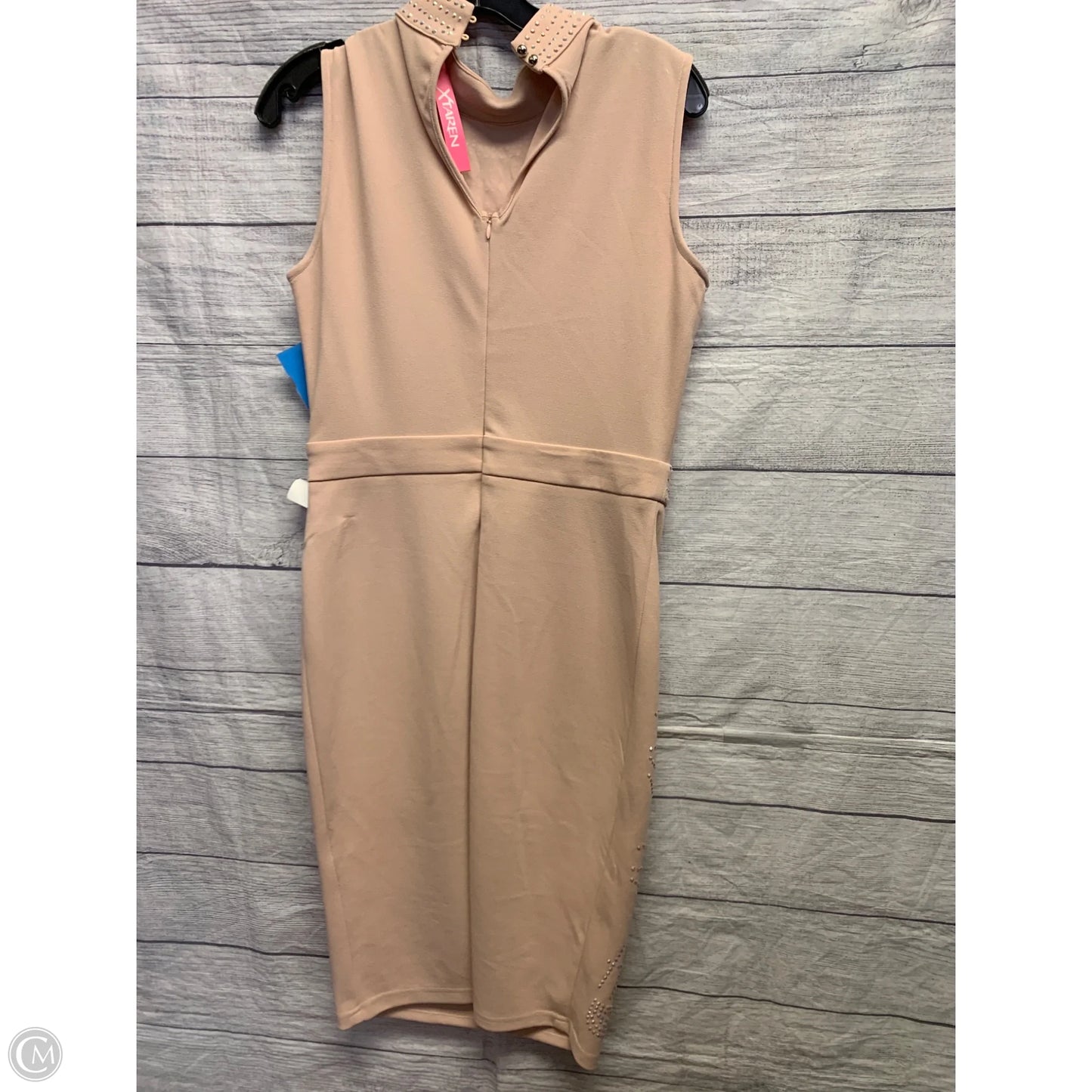 Dress Party Midi By Xtaren In Pink & Silver, Size: L