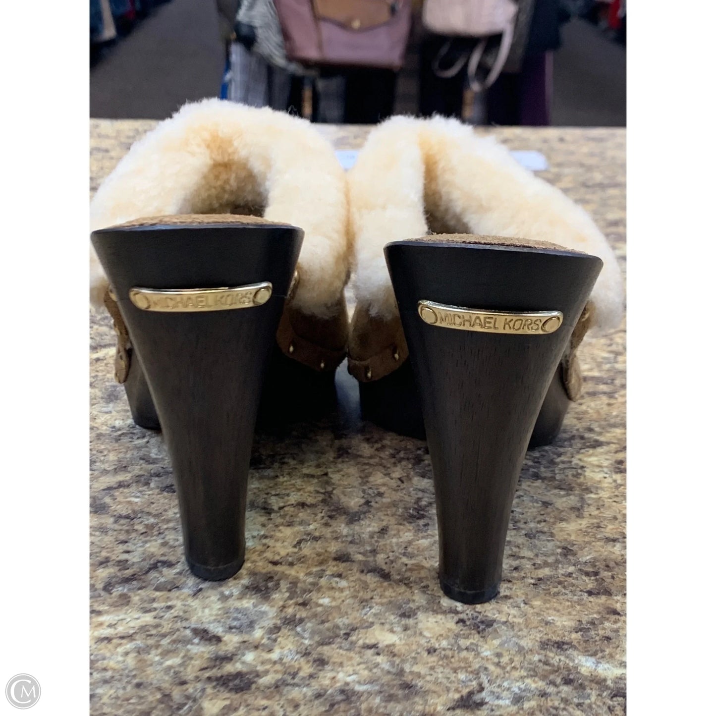 Shoes Heels Stiletto By Michael By Michael Kors In Tan, Size: 8.5