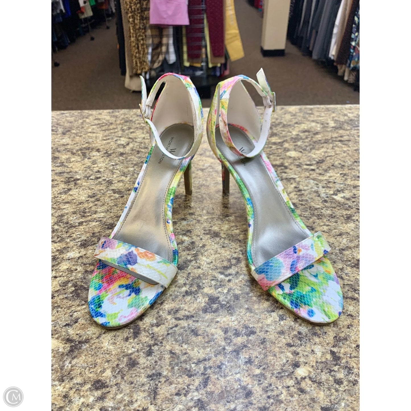 Shoes Heels Stiletto By Worthington In Multi-colored, Size: 10