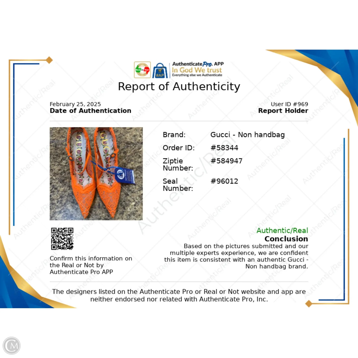 Shoes Luxury Designer By Gucci In Orange, Size: 11