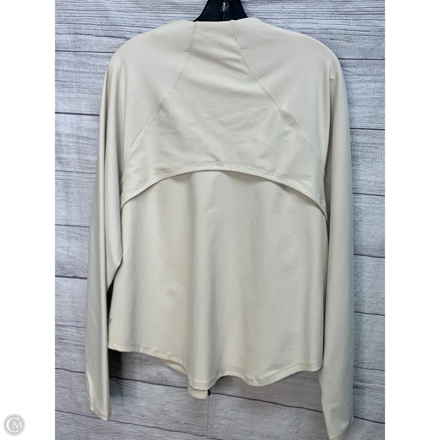 Athletic Jacket By Old Navy In Cream, Size: 2x