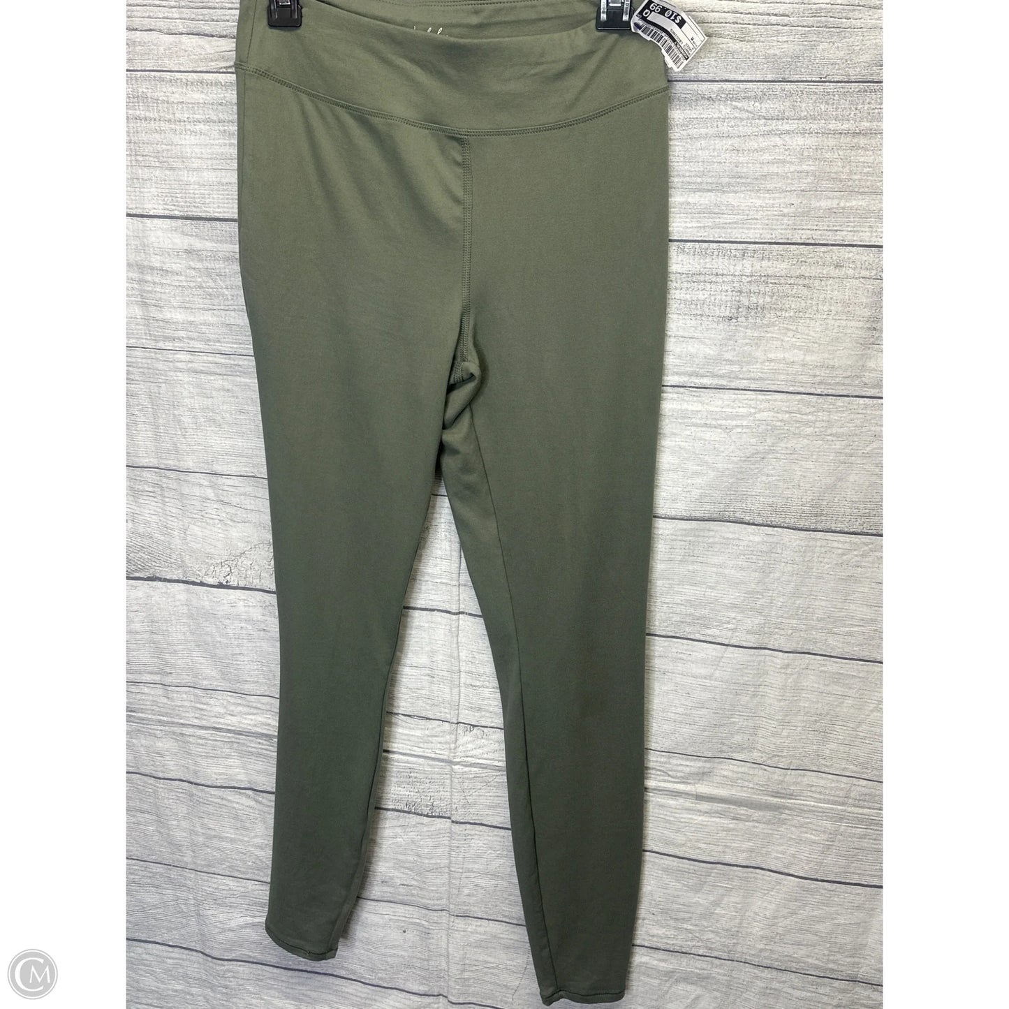 Pants Leggings By Wonderly In Green, Size: M