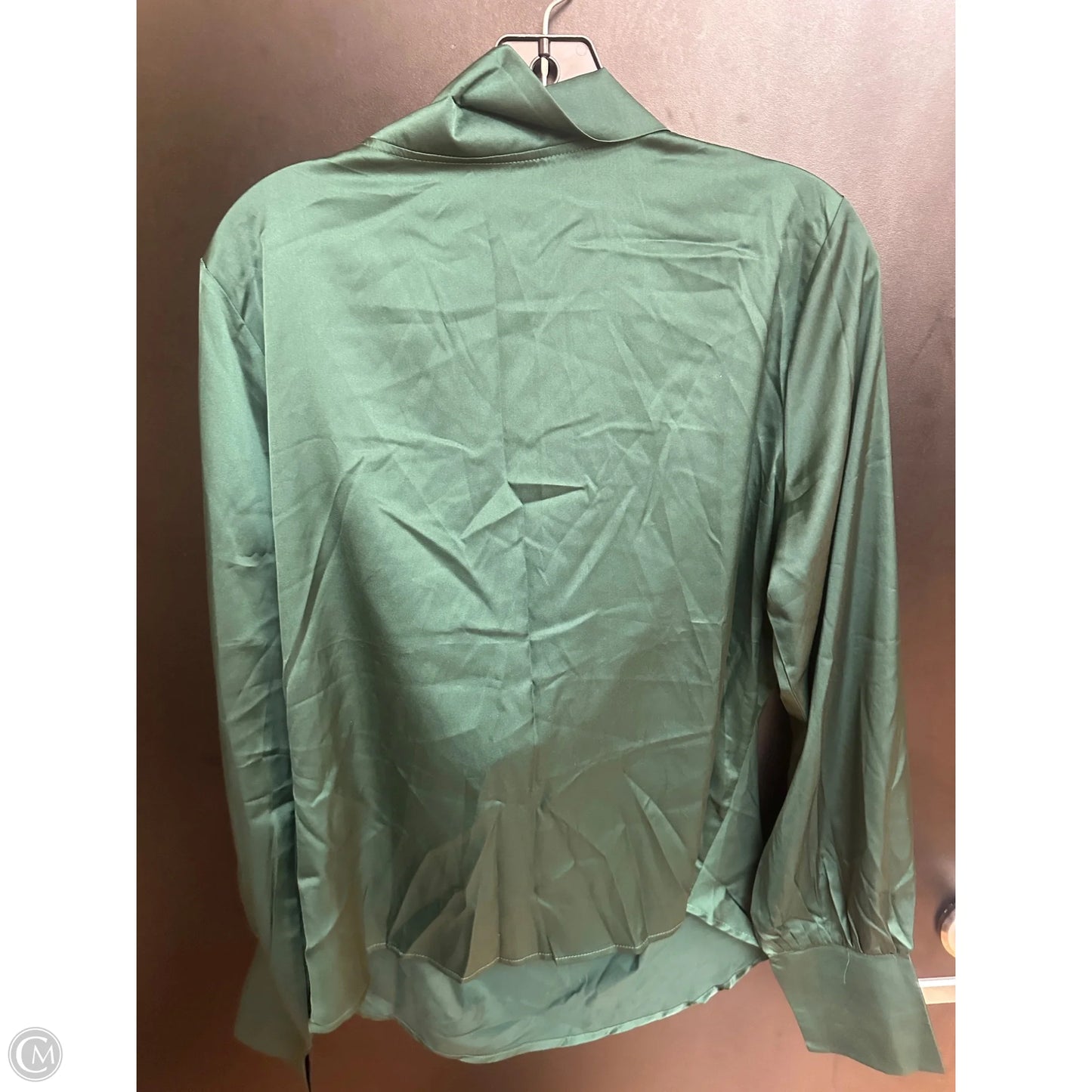 Top Long Sleeve By Clothes Mentor In Green, Size: L