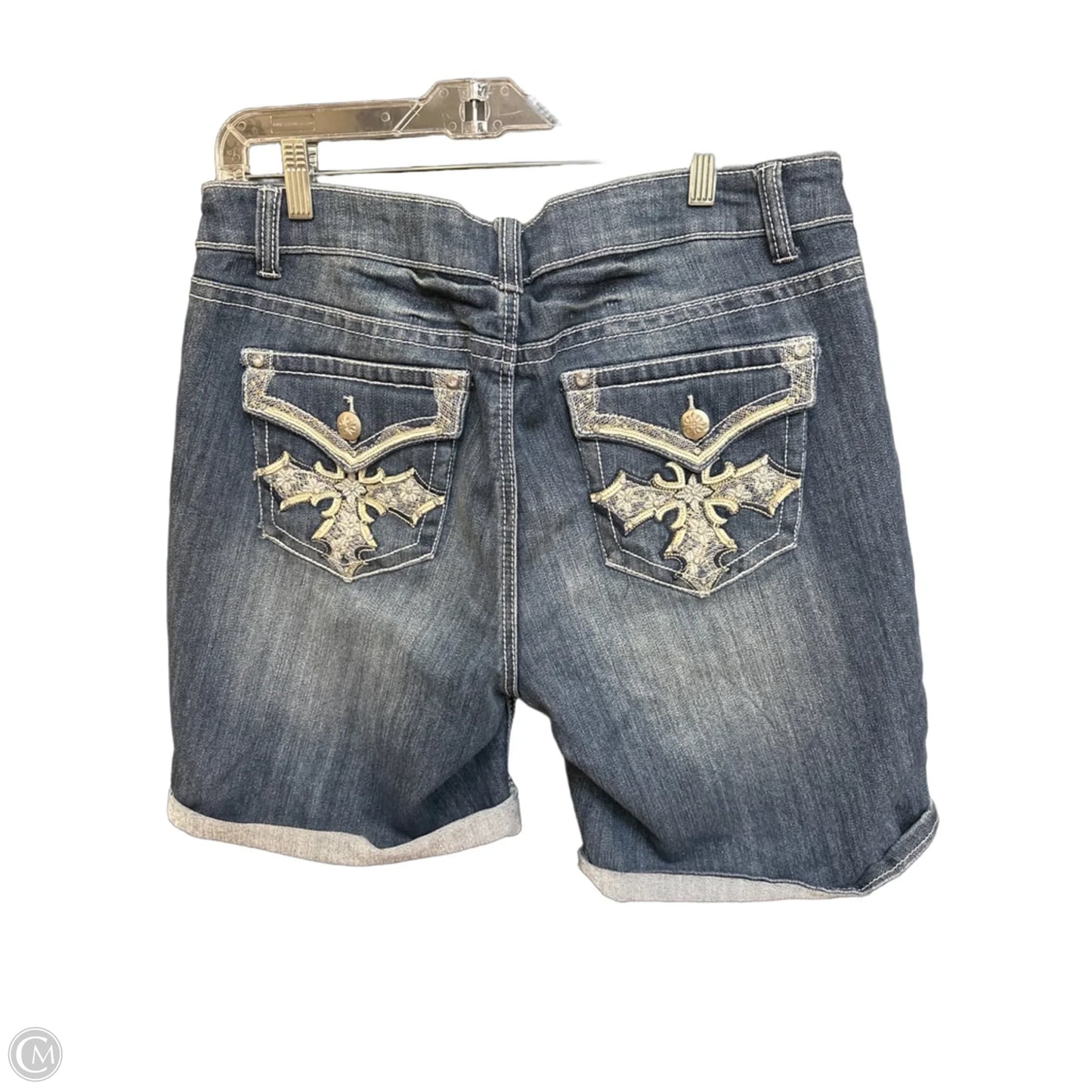 Shorts By New Directions In Blue Denim, Size: 16
