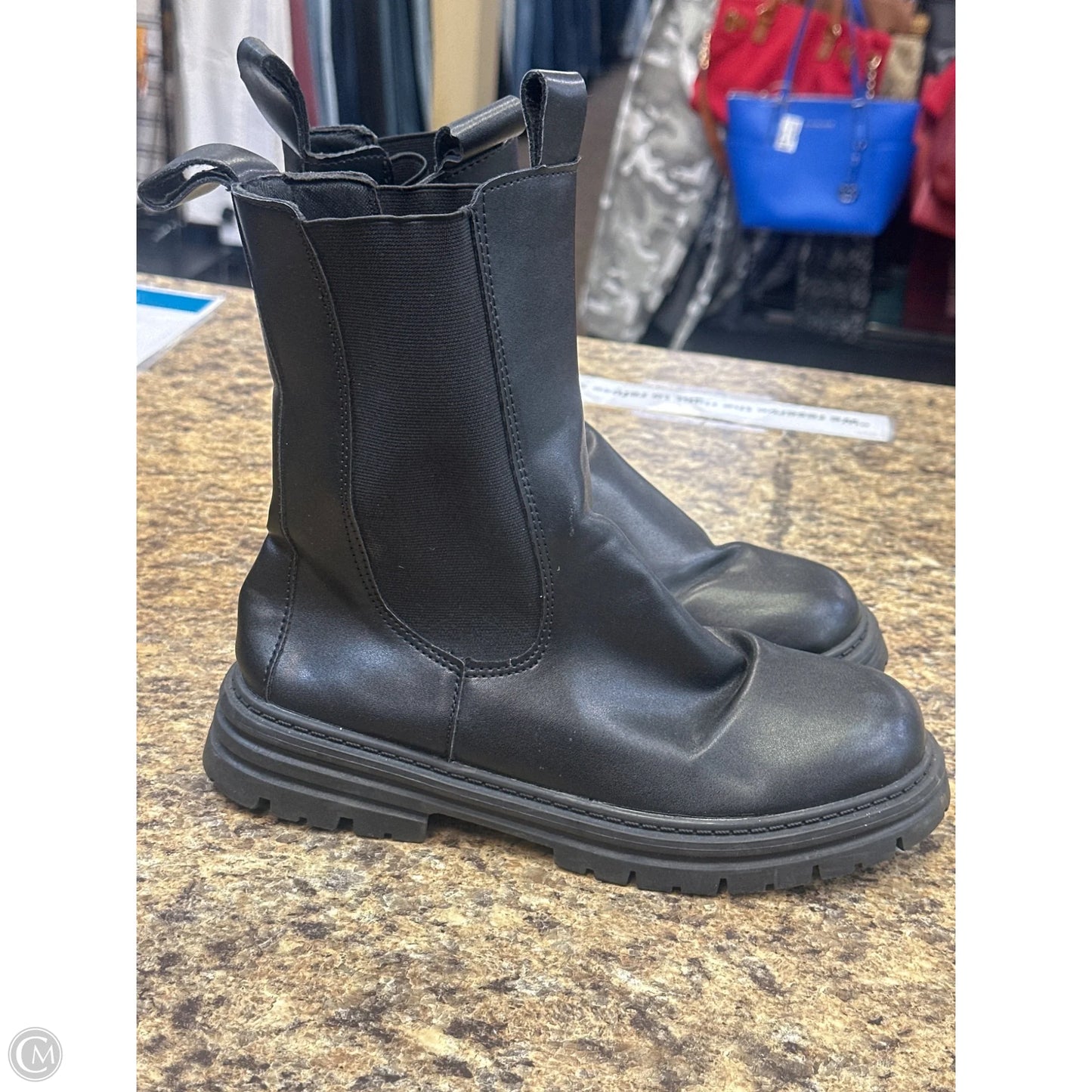 Boots Combat By Clothes Mentor In Black, Size: 9