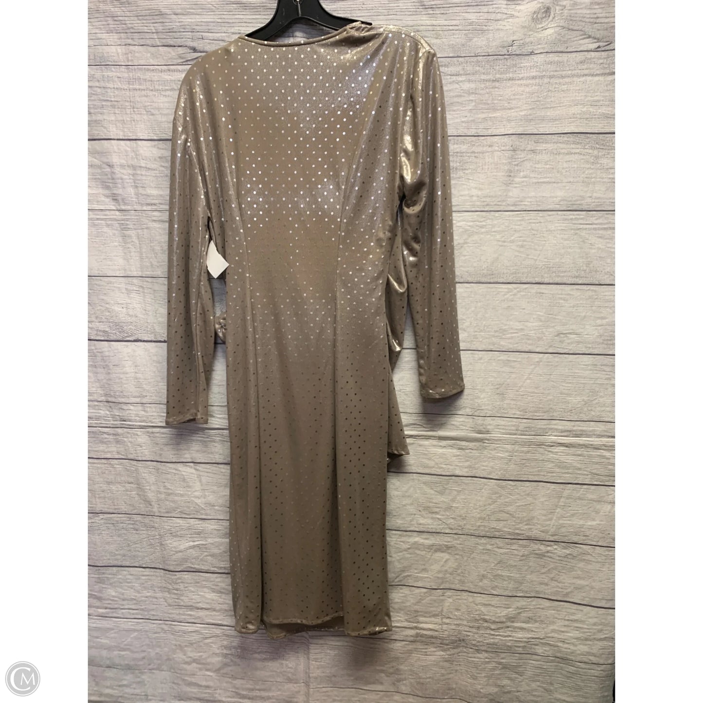 Dress Party Midi By Clothes Mentor In Brown, Size: 8