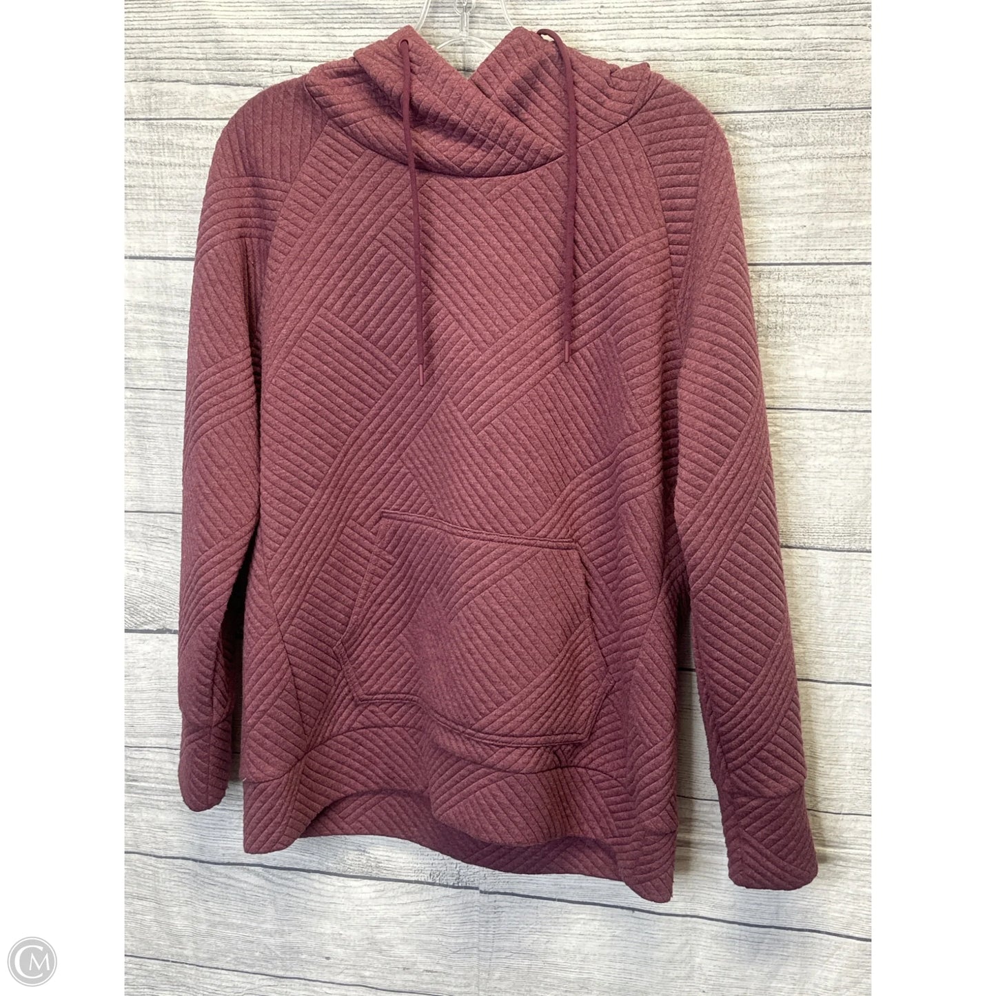 Sweatshirt Hoodie By Green Tea In Pink, Size: M