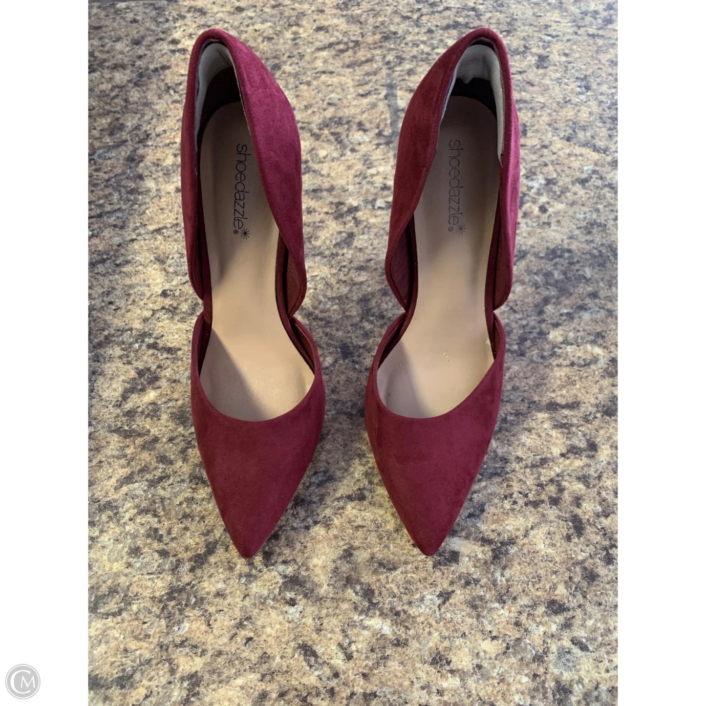 Shoes Heels Stiletto By Shoedazzle In Maroon, Size: 10