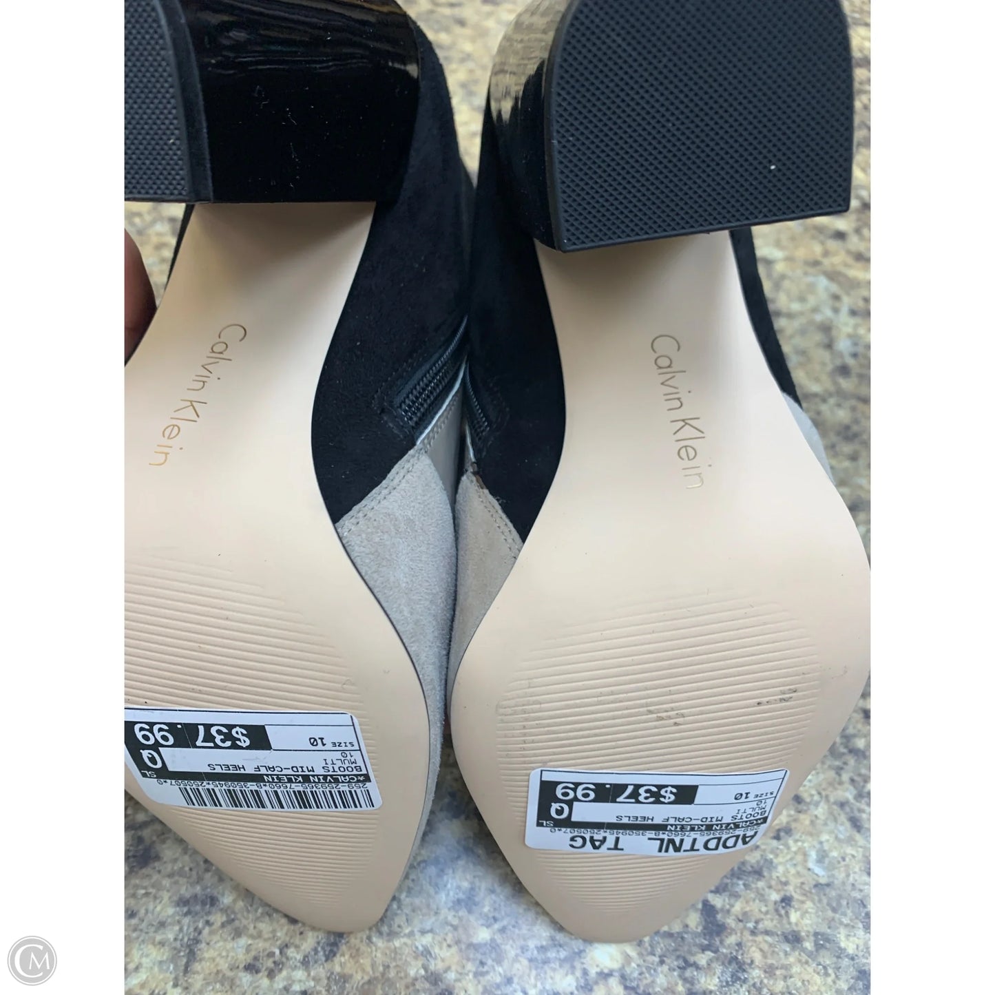 Boots Mid-calf Heels By Calvin Klein In Multi-colored, Size: 10