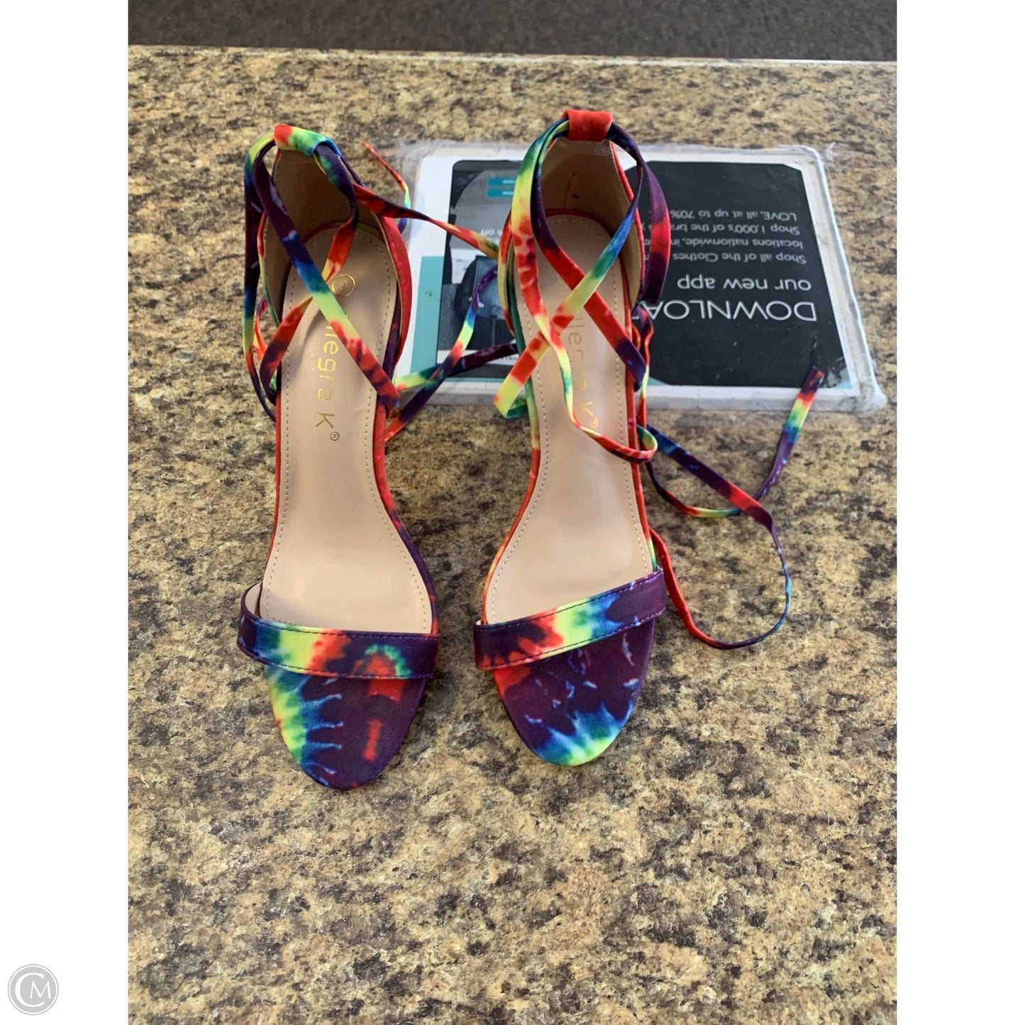 Shoes Heels Stiletto By Allegra K In Multi-colored, Size: 9