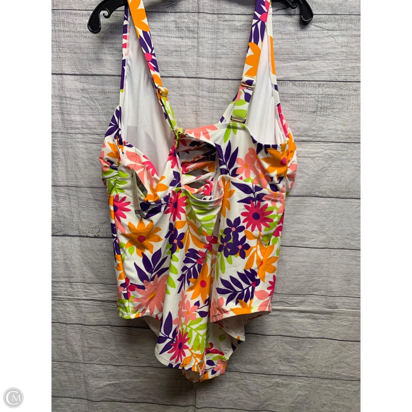 Swimsuit By Terra & Sky In Multi-colored, Size: 3x