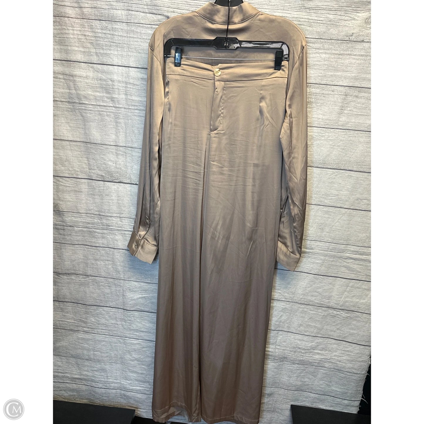 Pants Set 2pc By Fashion Nova In Beige, Size: Xl