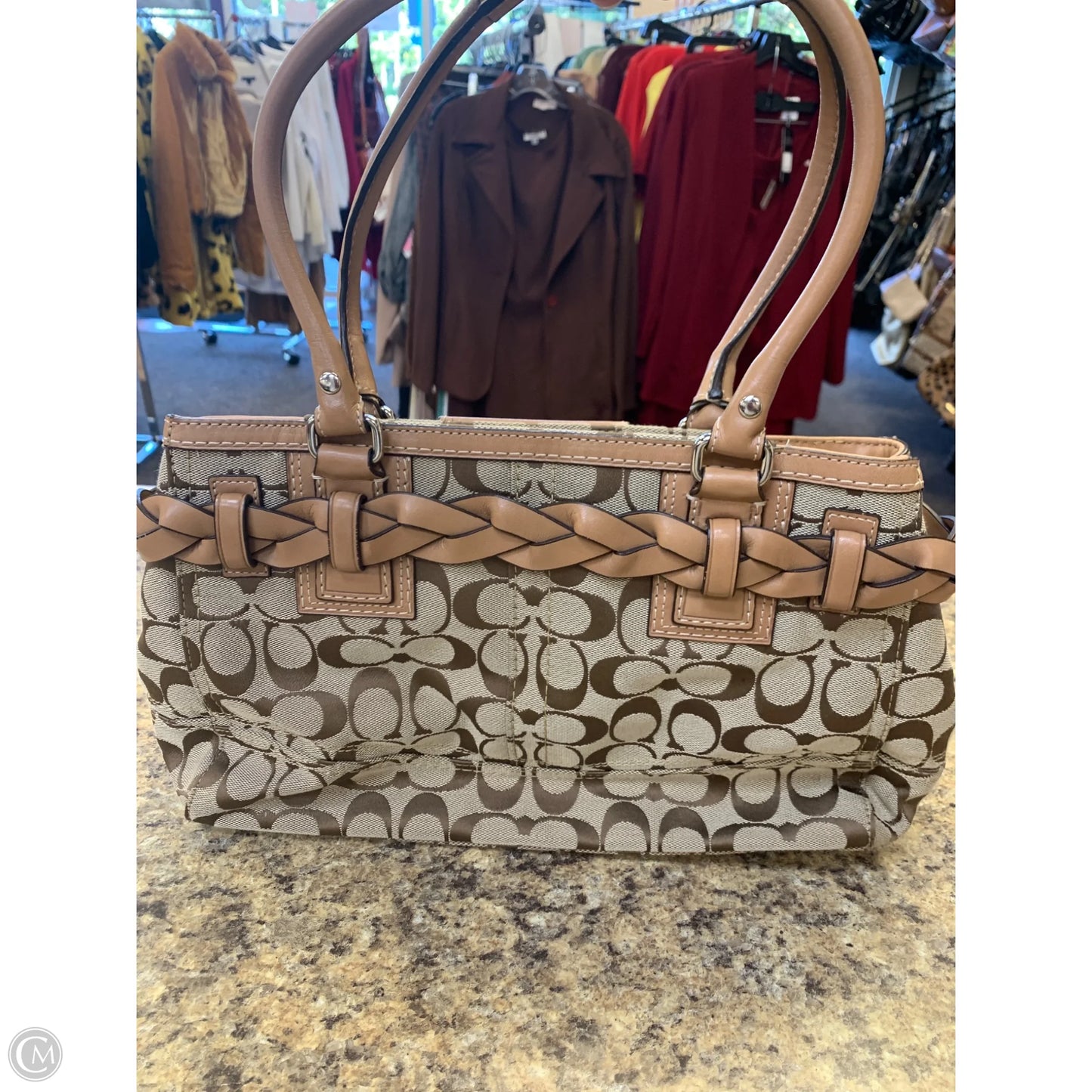Handbag Designer By Coach, Size: Medium
