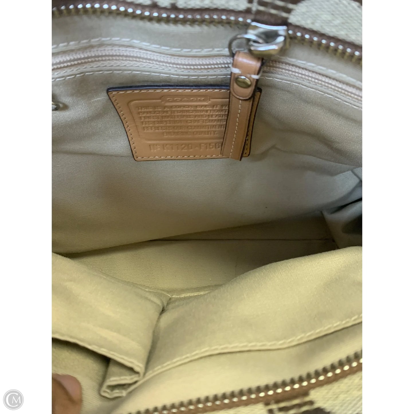 Handbag Designer By Coach, Size: Medium