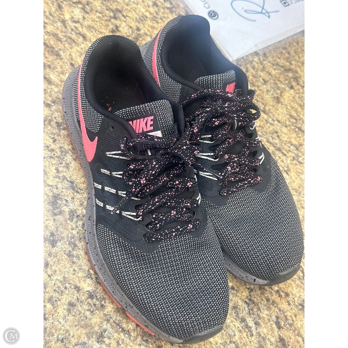 Shoes Athletic By Nike In Grey & Pink, Size: 10