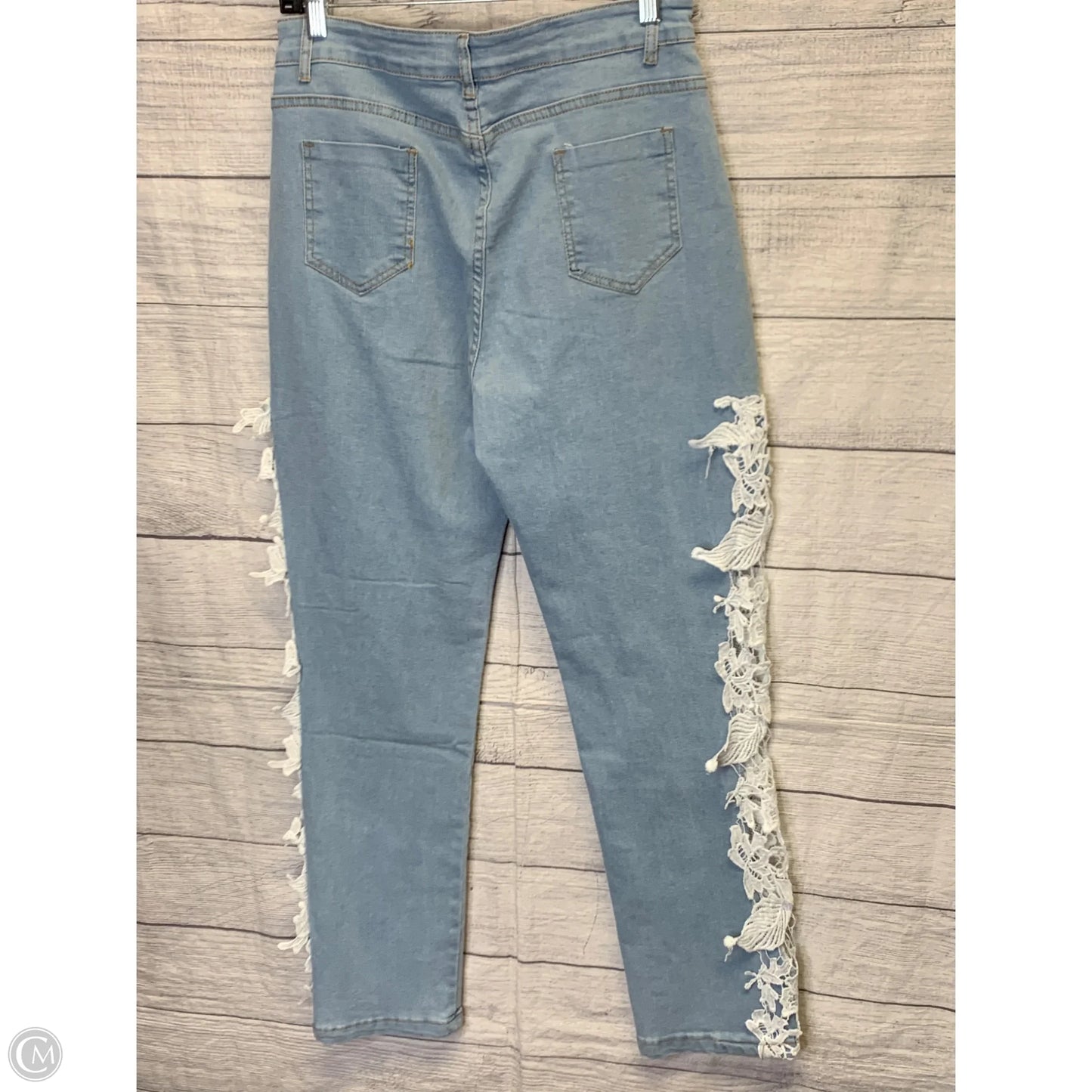 Jeans Straight By Clothes Mentor In Blue Denim, Size: Xl