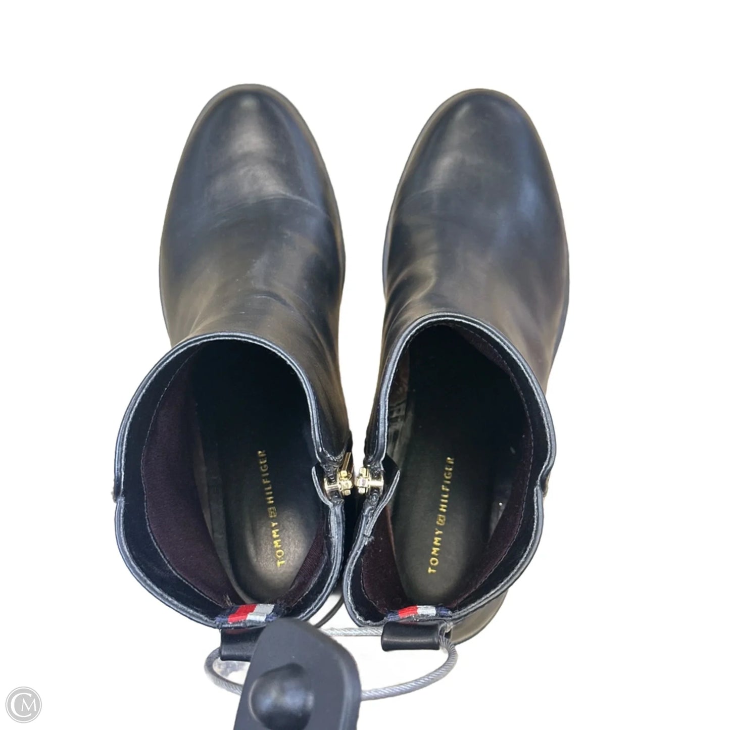 Boots Ankle Flats By Tommy Hilfiger In Black, Size: 8.5
