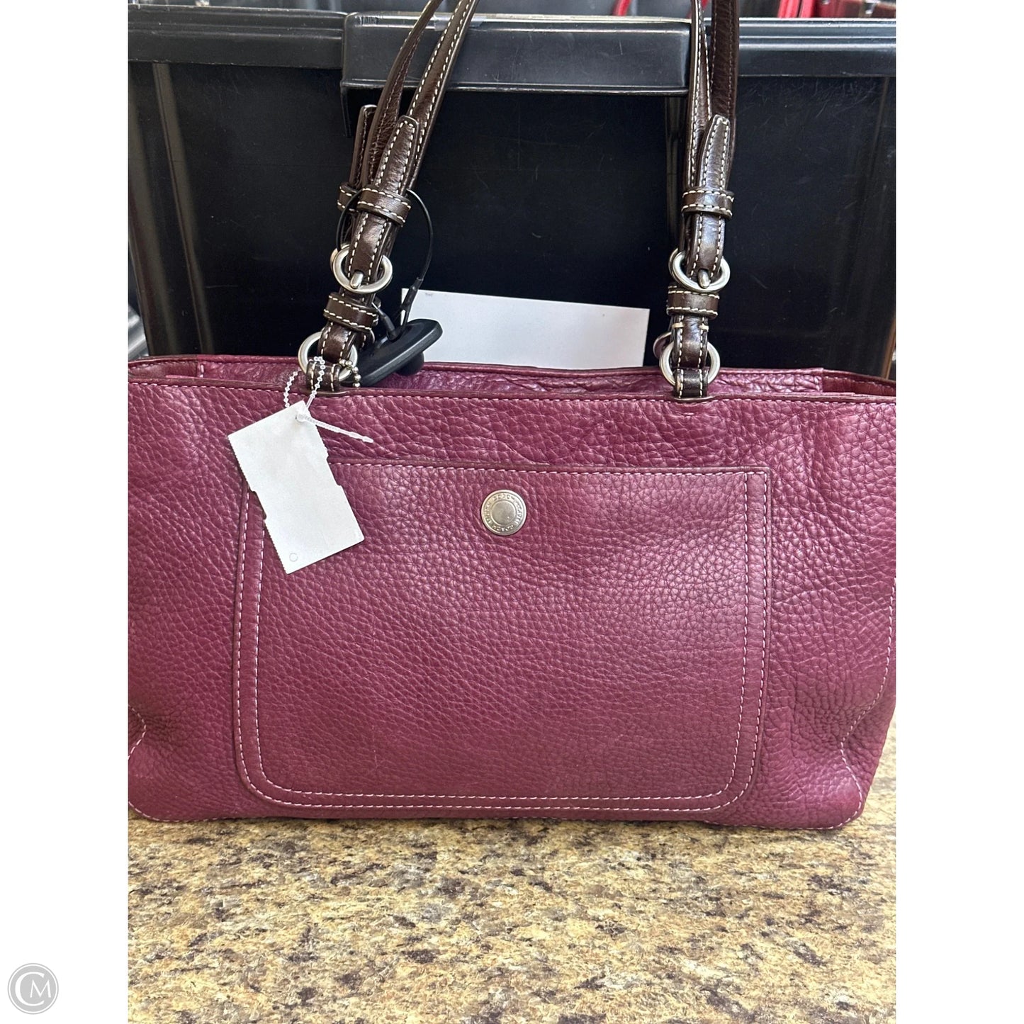 Handbag Designer By Coach, Size: Large