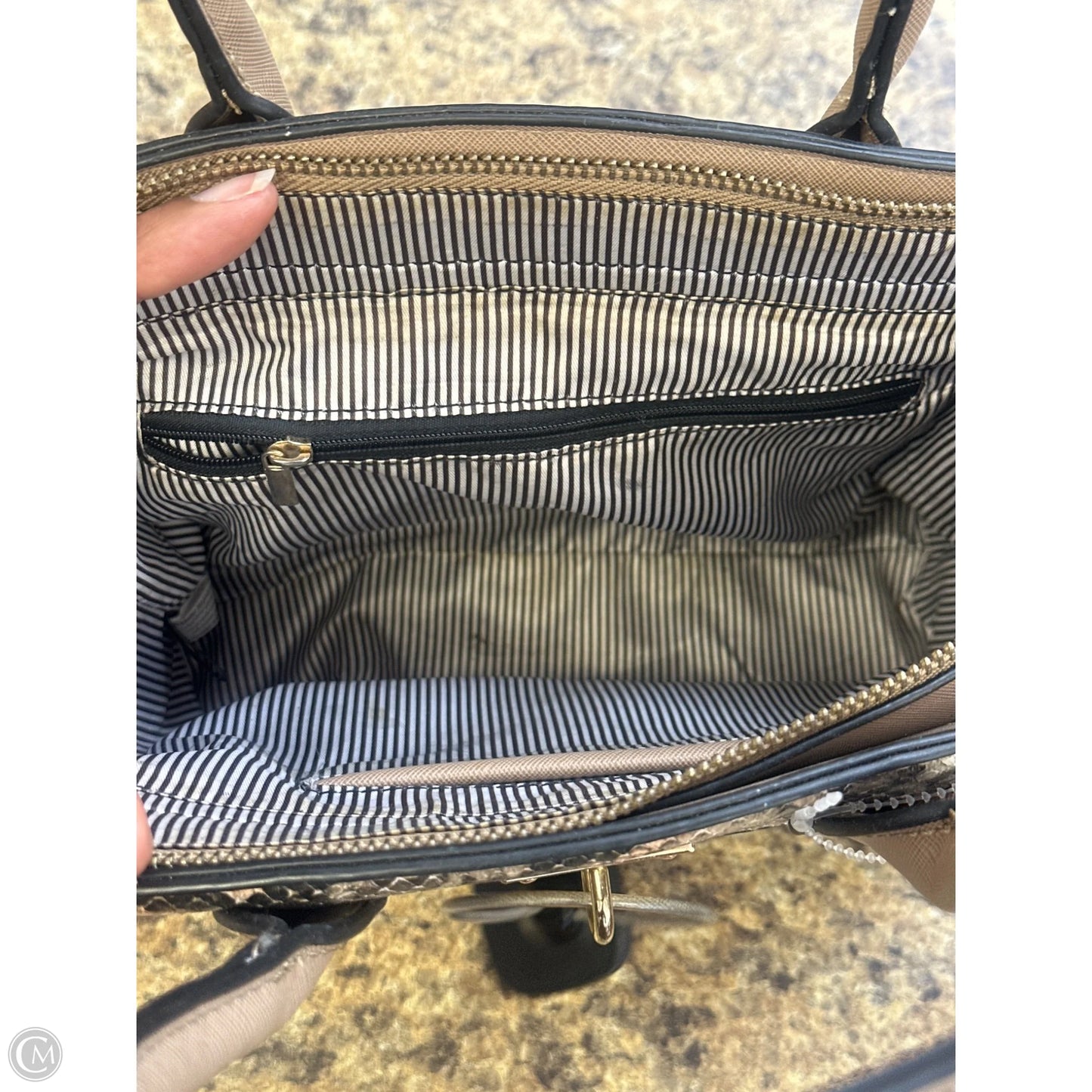 Handbag Leather By Clothes Mentor, Size: Small