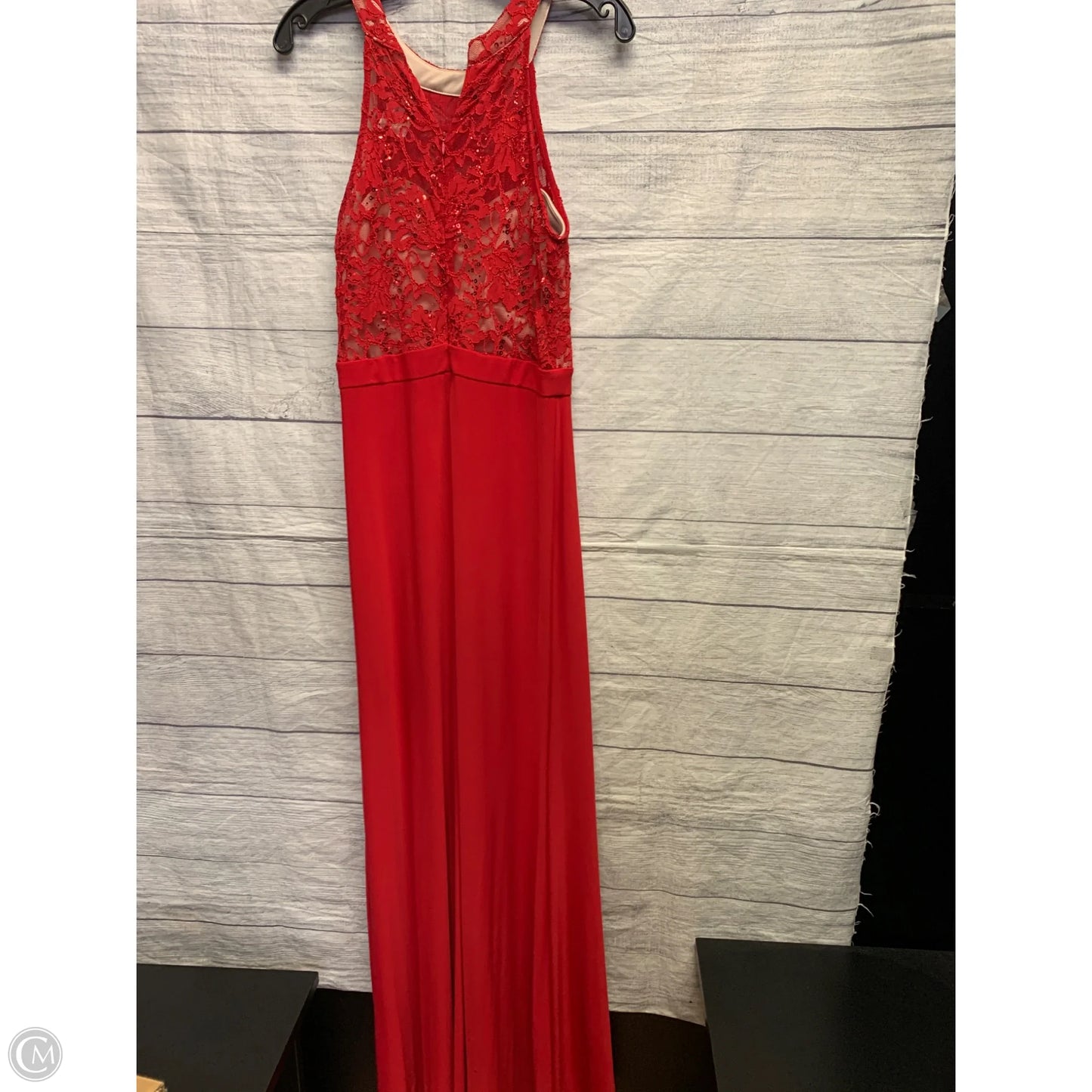Dress Party Long By Clothes Mentor In Red, Size: 8p