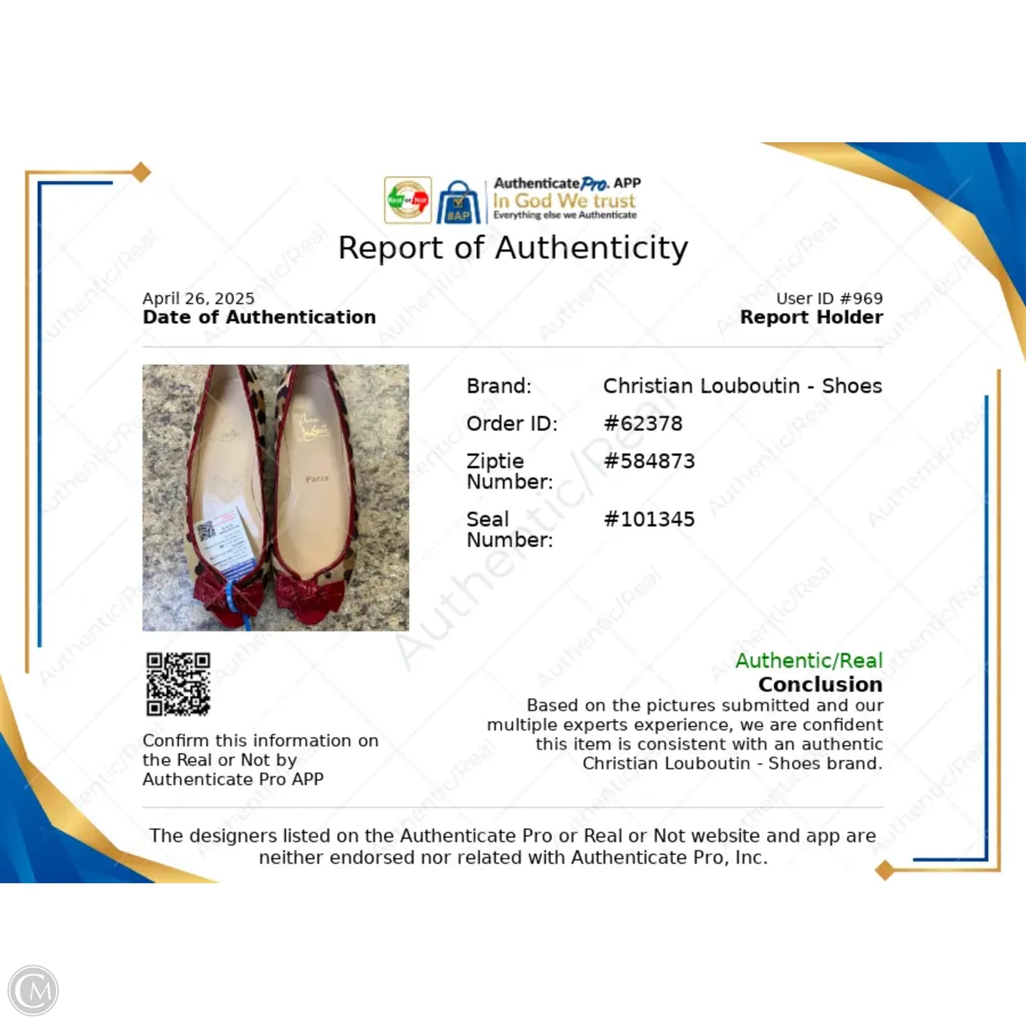 Shoes Luxury Designer By Christian Louboutin In Animal Print, Size: 8.5