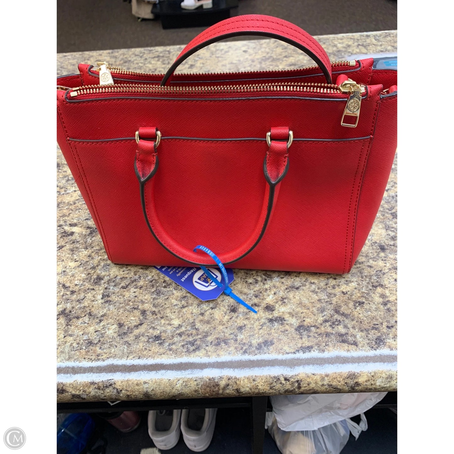 Handbag Designer By Tory Burch, Size: Medium