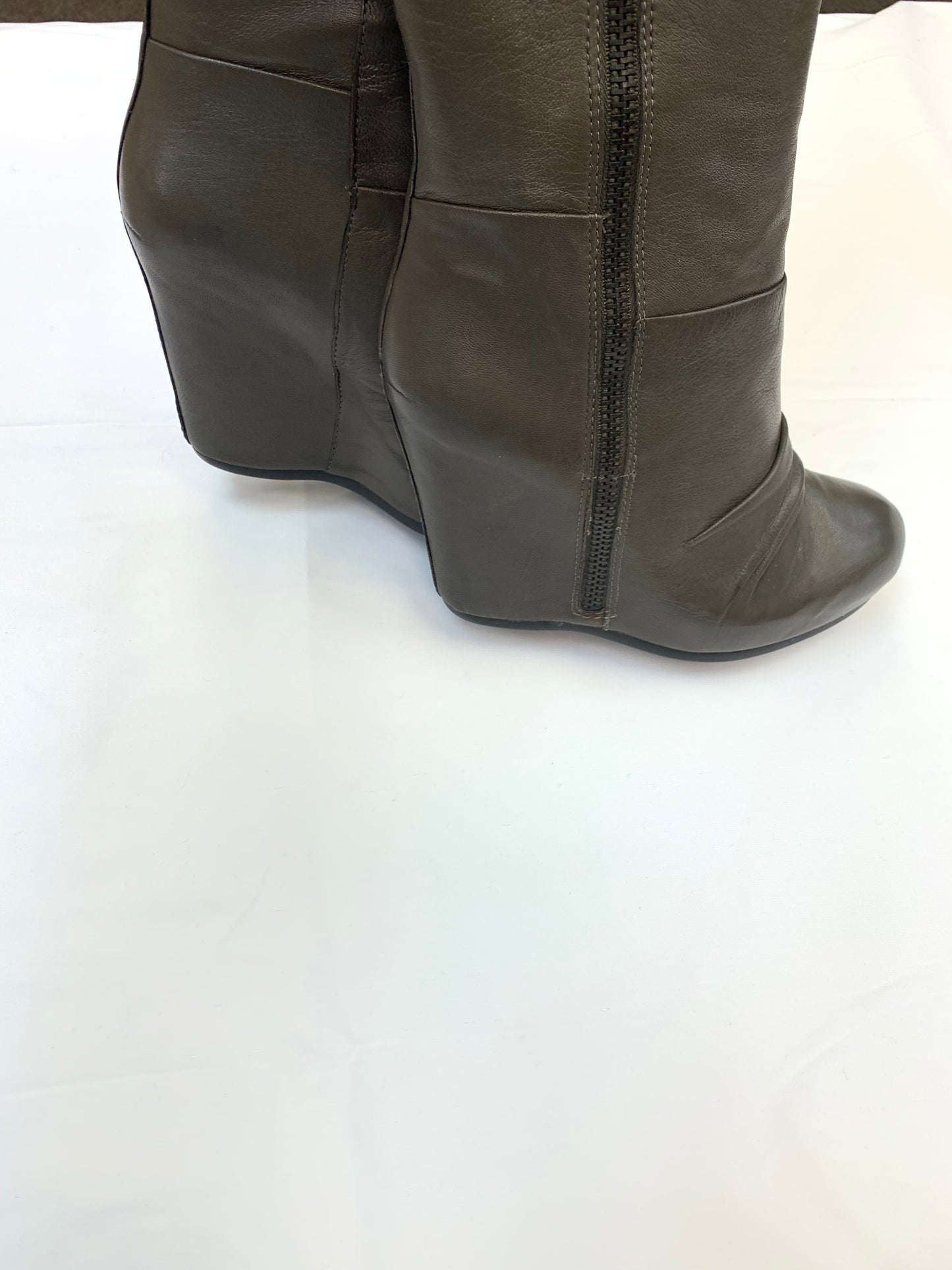 Boots Over-the-knee Heels By Ash In Grey, Size: 7