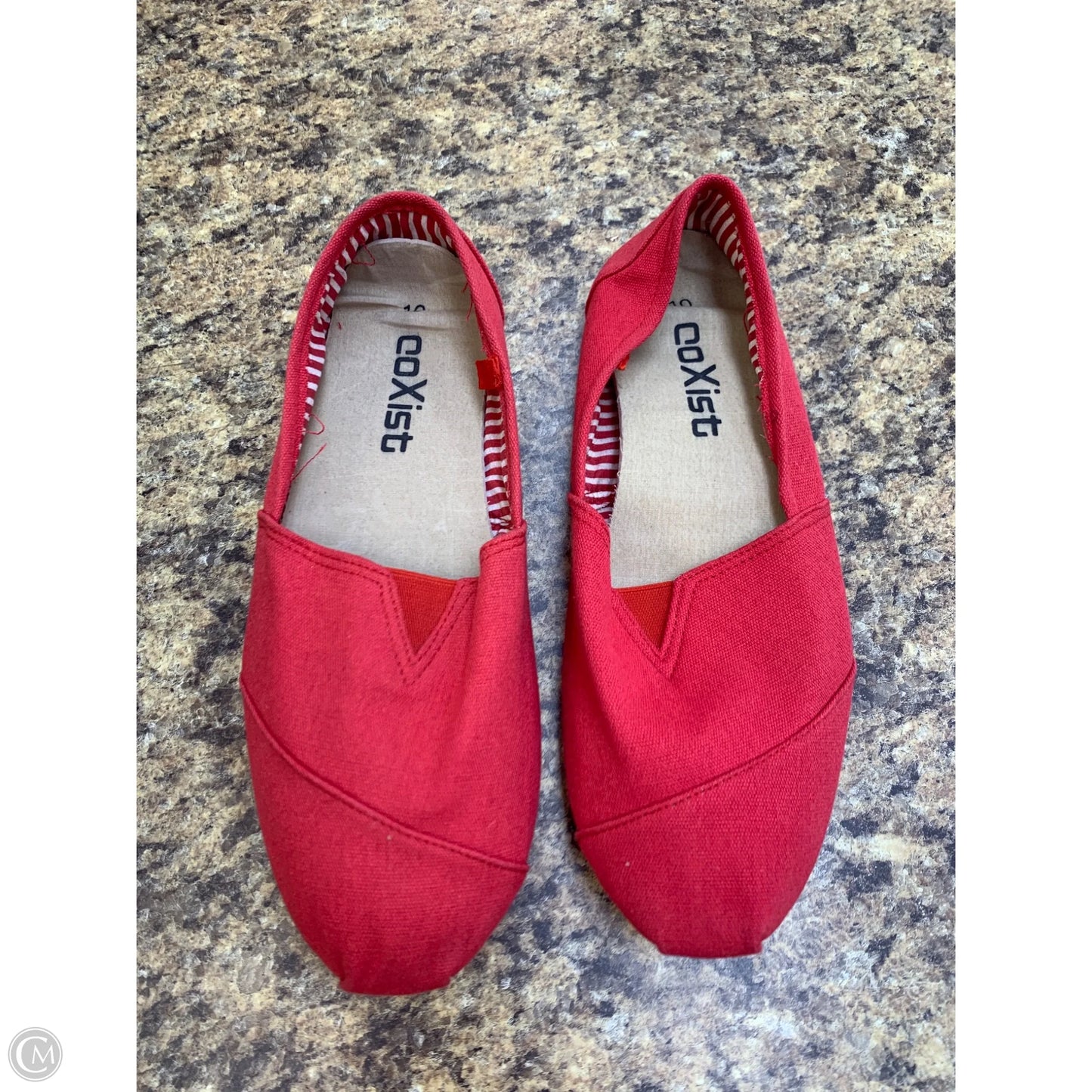 Shoes Flats By Clothes Mentor In Red, Size: 10