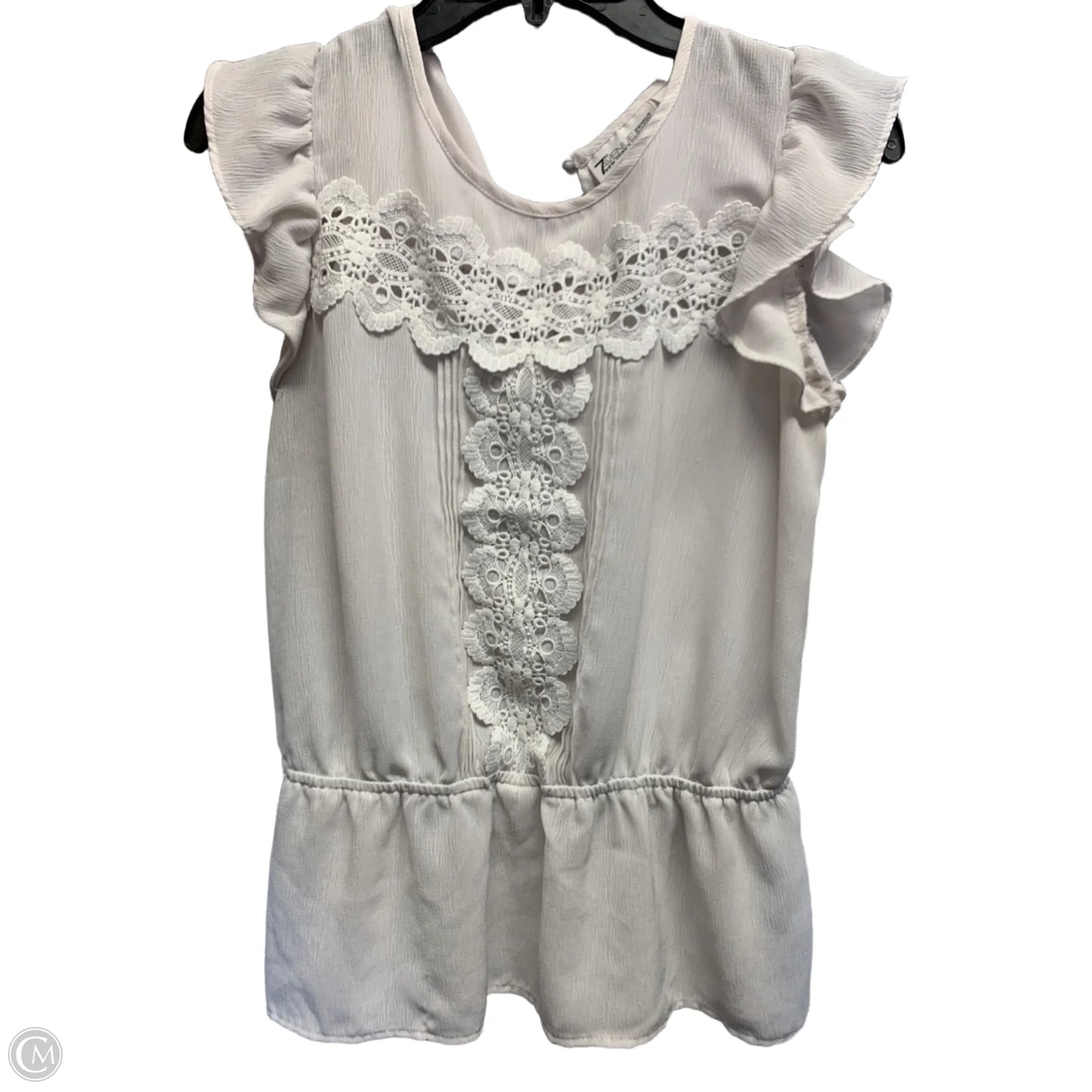 Top Sleeveless Basic By Clothes Mentor In White, Size: Xs