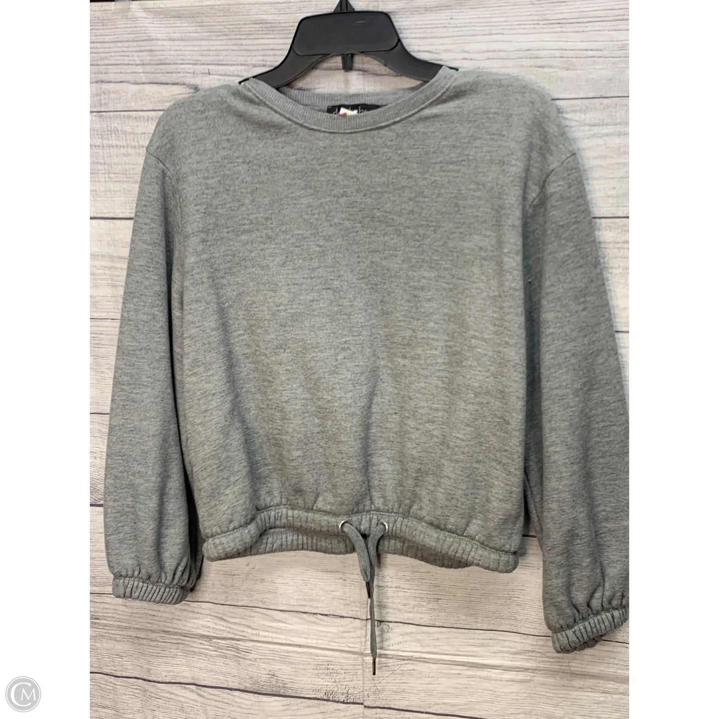 Sweater By Derek Heart In Grey, Size: L