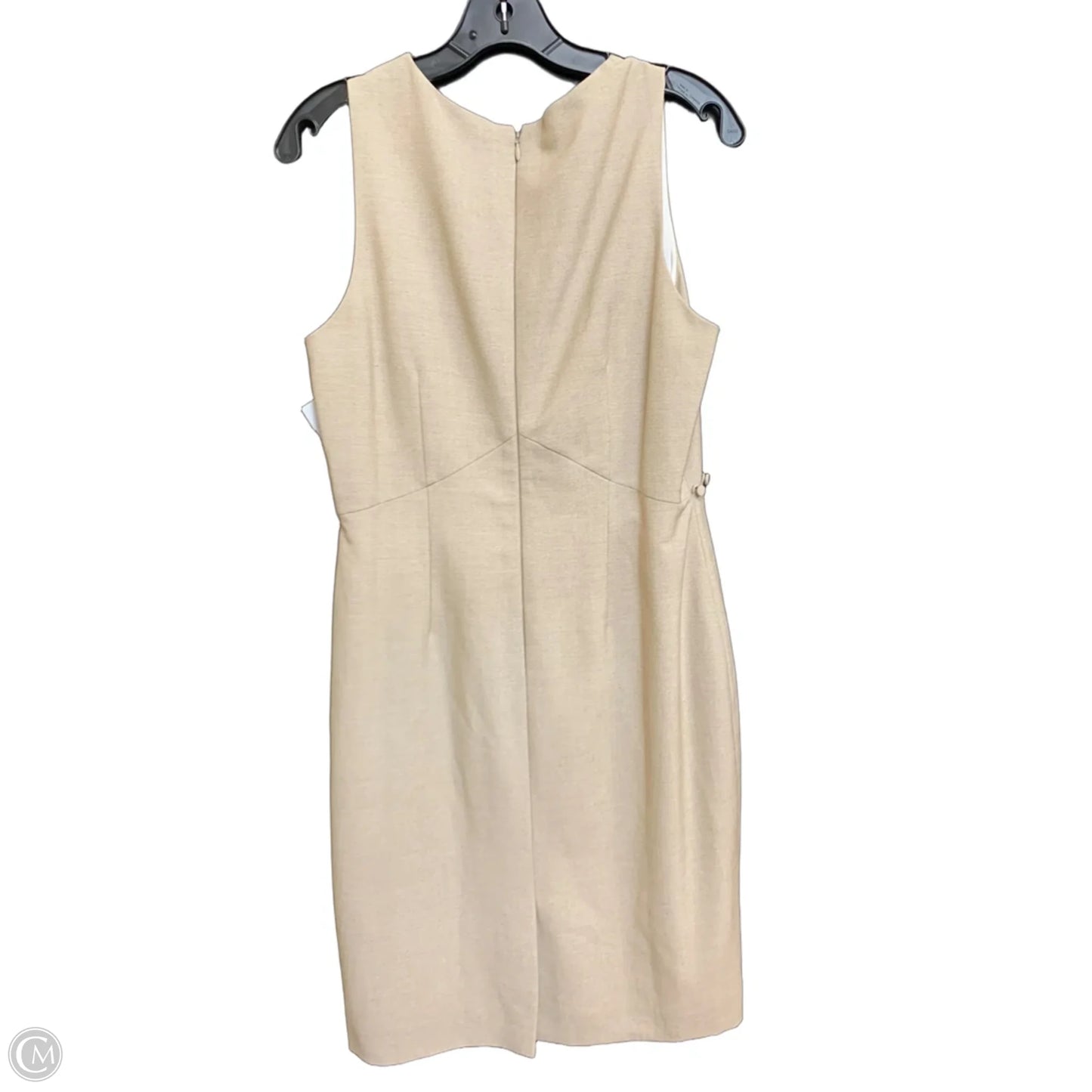 Dress Casual Midi By Tahari In Cream, Size: 8
