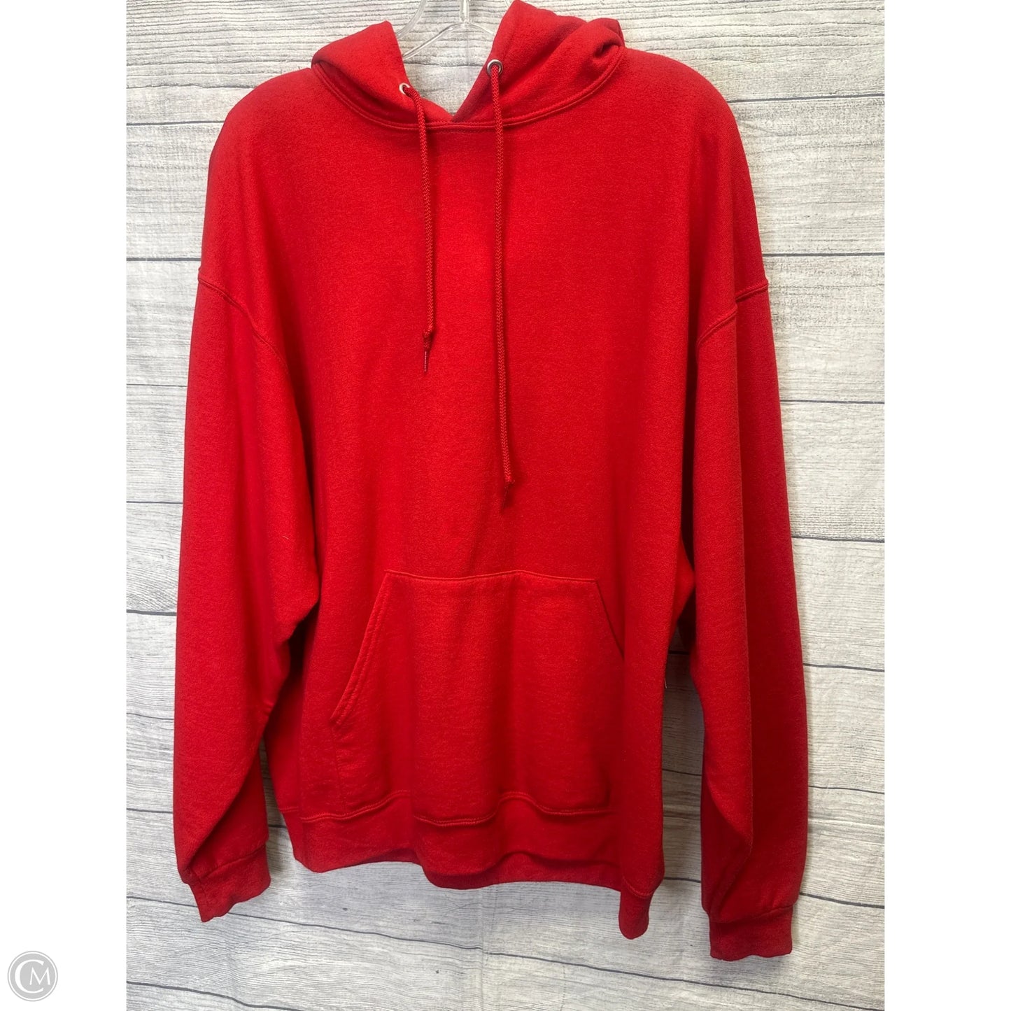Sweatshirt Hoodie By Jerzees In Red, Size: Xl