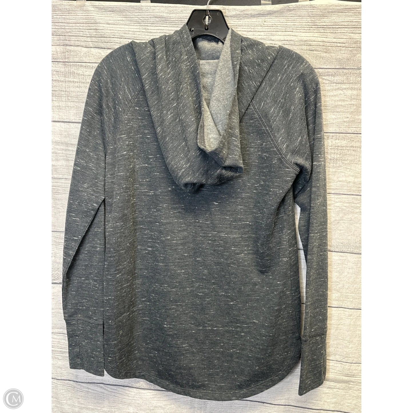 Sweatshirt Hoodie By Athleta In Grey, Size: S