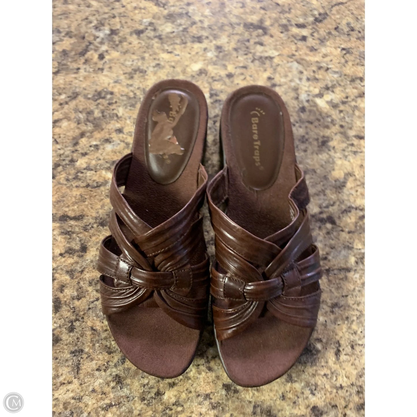 Shoes Flats By Bare Traps In Brown, Size: 7.5