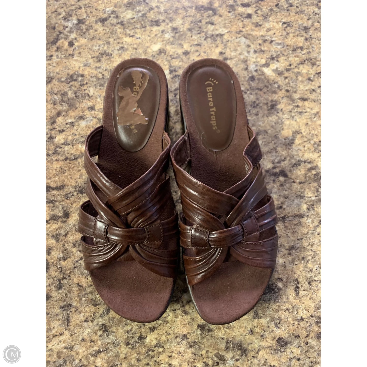 Shoes Flats By Bare Traps In Brown, Size: 7.5