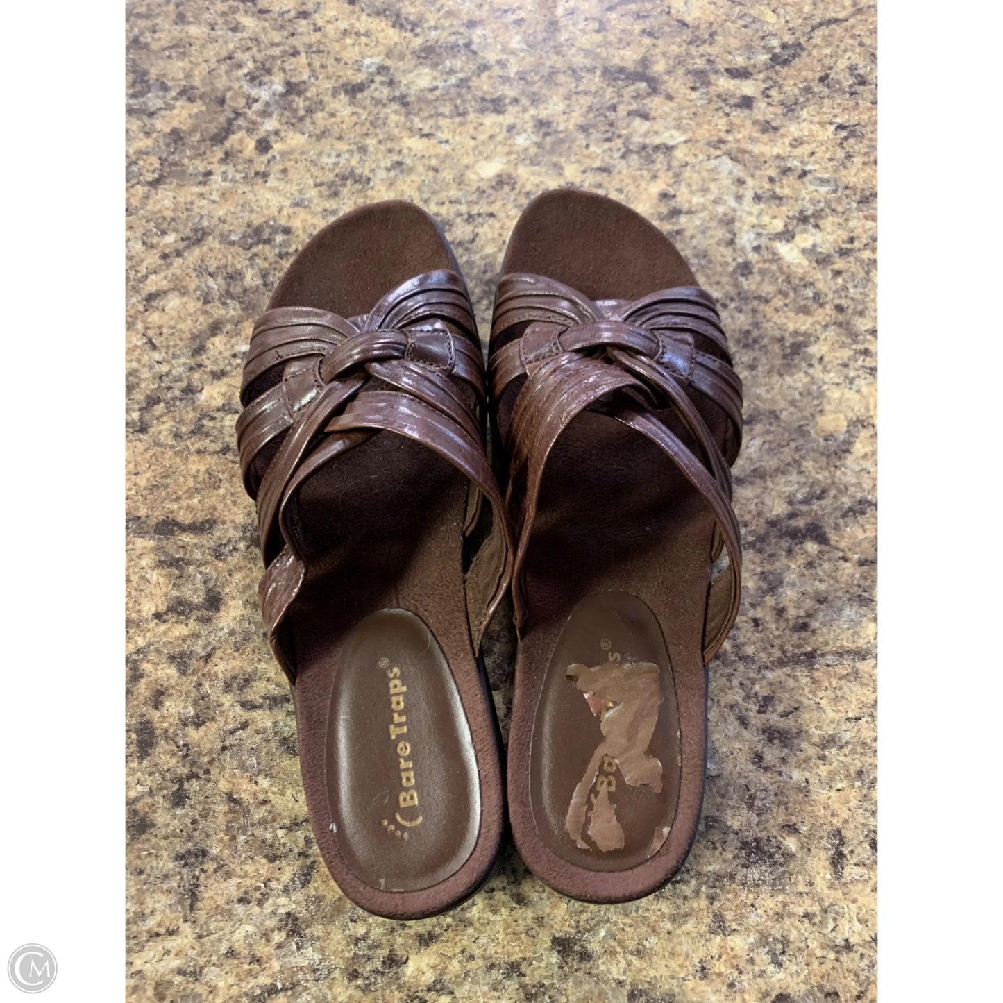 Shoes Flats By Bare Traps In Brown, Size: 7.5