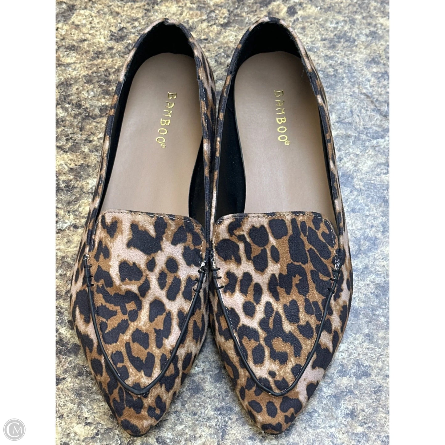 Shoes Flats By Bamboo In Animal Print, Size: 8