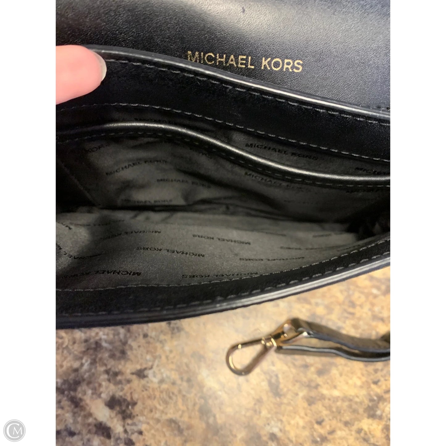 Crossbody Designer By Michael Kors, Size: Medium