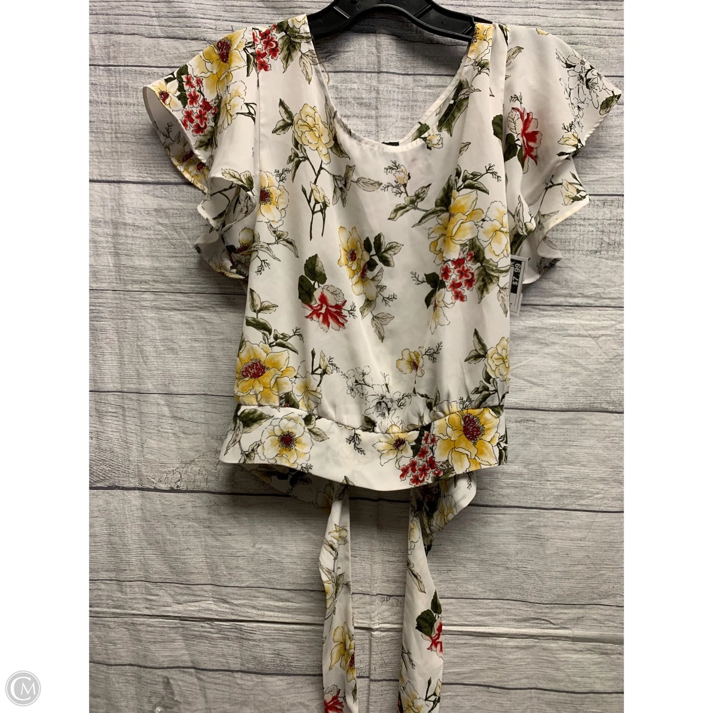 Top Short Sleeve By Bcx In White, Size: S